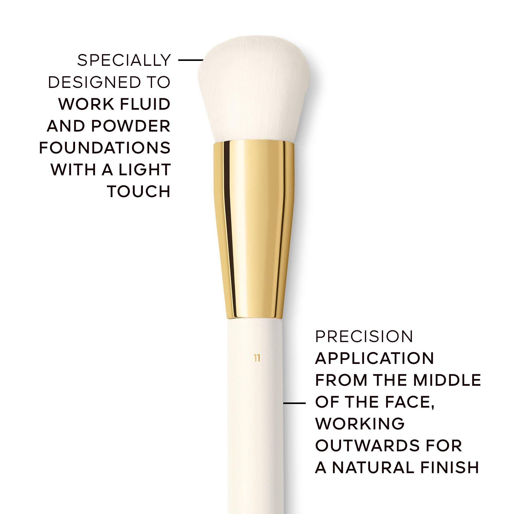 Clear - Guerlain - FLUID & POWDER FOUNDATION BRUSH N°11 Face Brush - 2