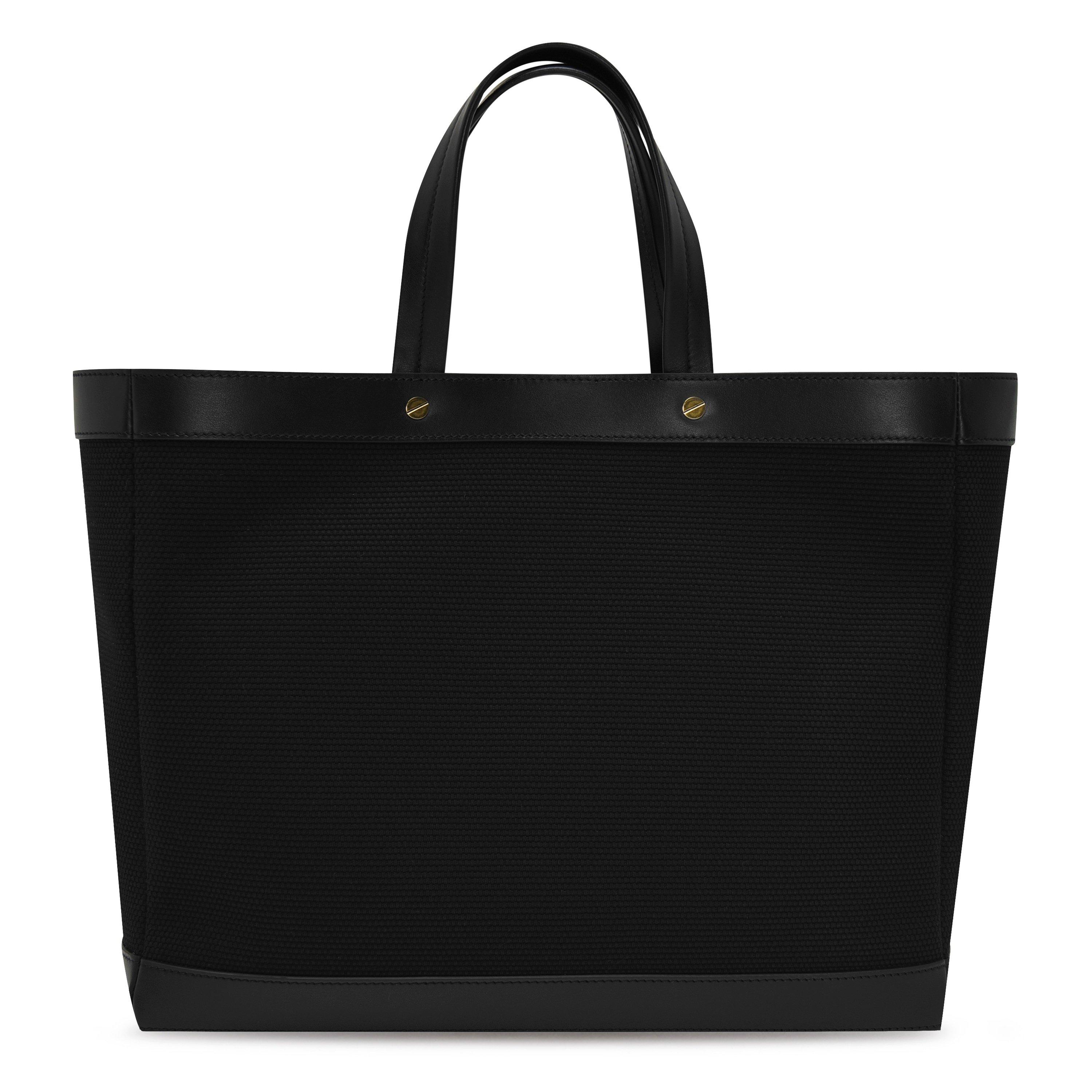 Black C9203 - Tom Ford - Small Canvas Shopper - 7