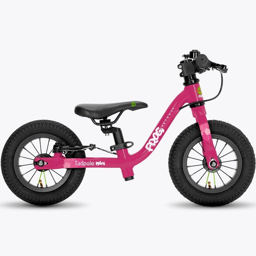 Pink - Frog - Frog Tadpole Mini 10 Inch Balance Bike