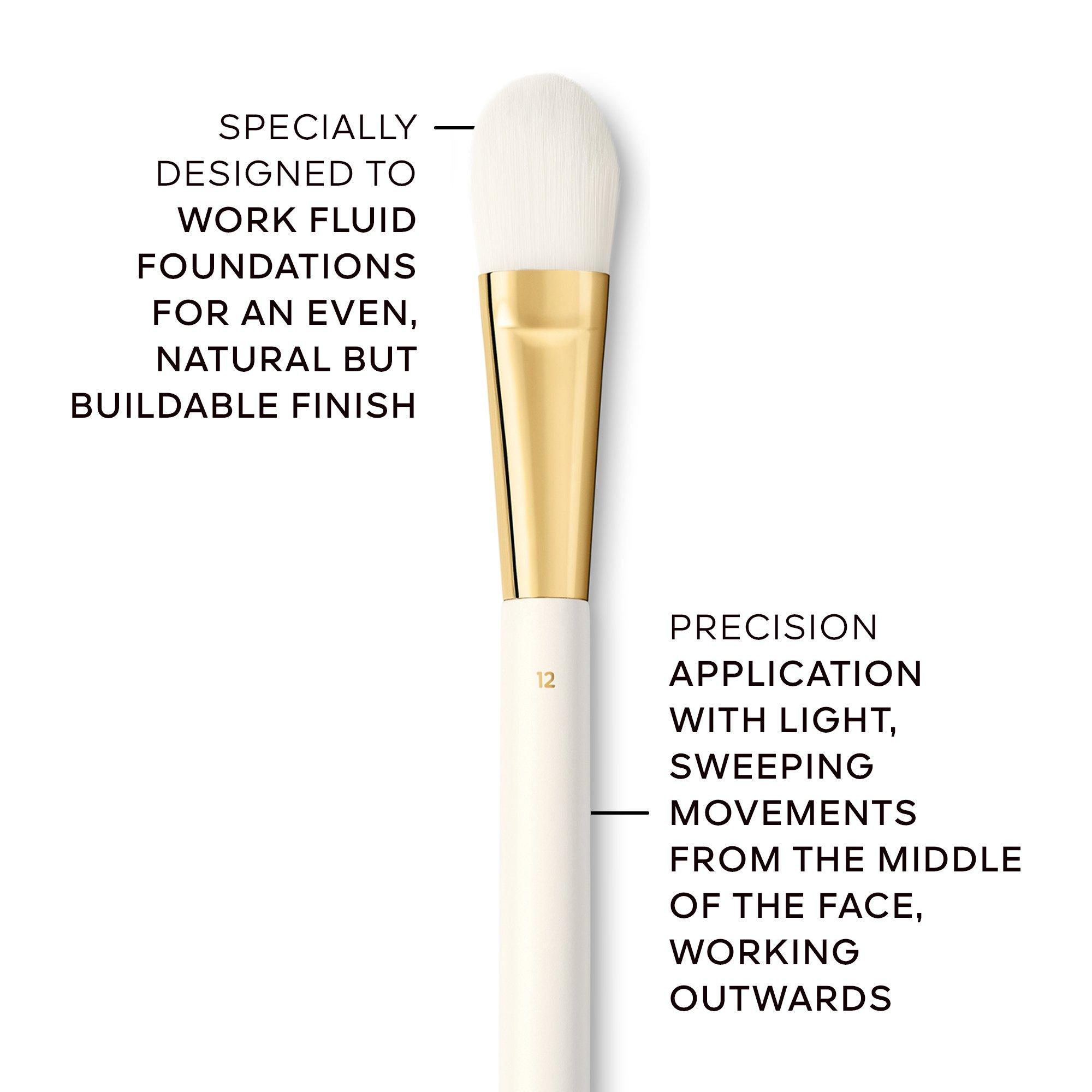 Clear - Guerlain - FLUID FOUNDATION BRUSH N°12 Face Brush - 2