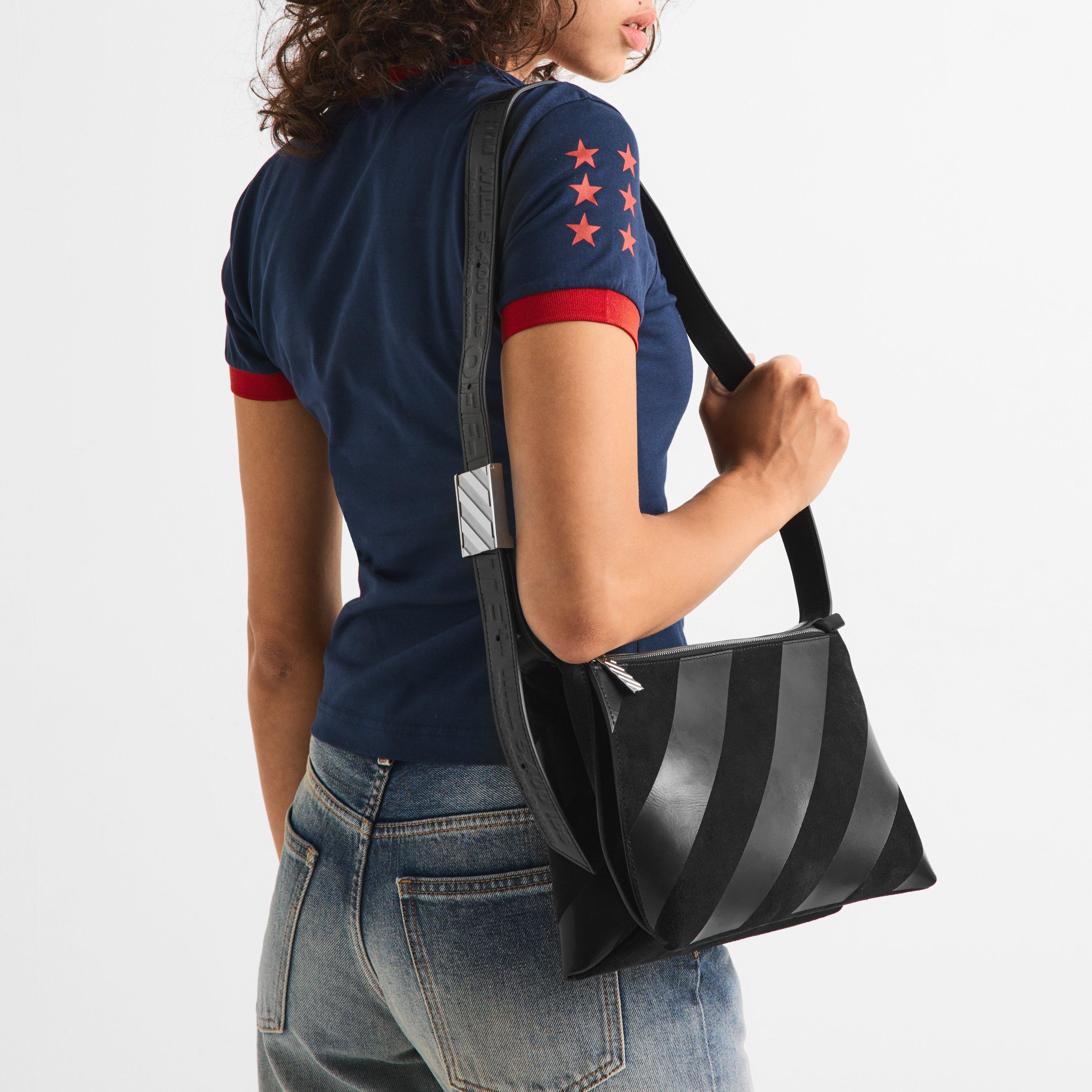 Black - Off White - Sandbag Diag Shoulder Bag - 3