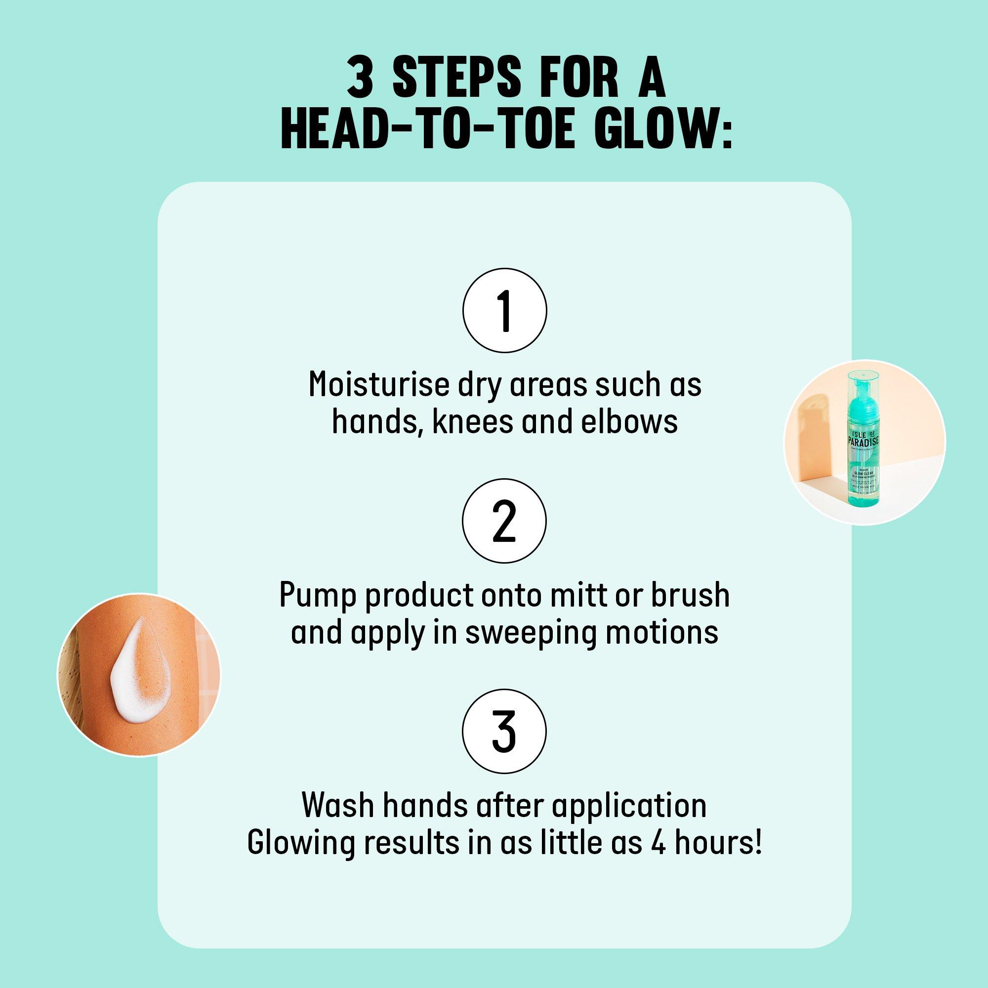 Light - Isle of Paradise - Glow Clear Self-Tanning Mousse - 7