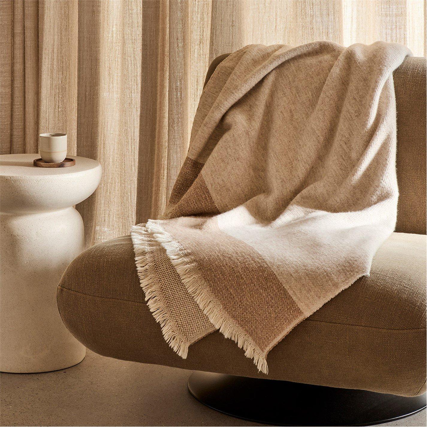 Beige - Boss Home - Loop Throw - 1