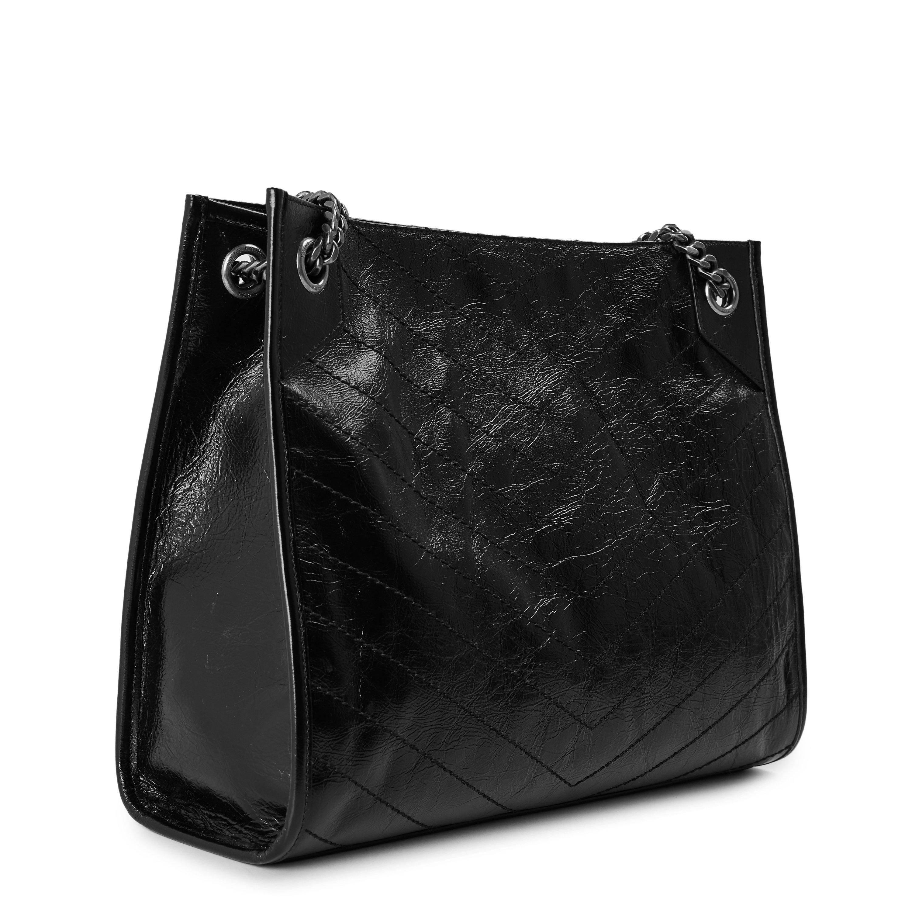 Nero - Saint Laurent - Women's Niki Shping Shoulder Bag - 2