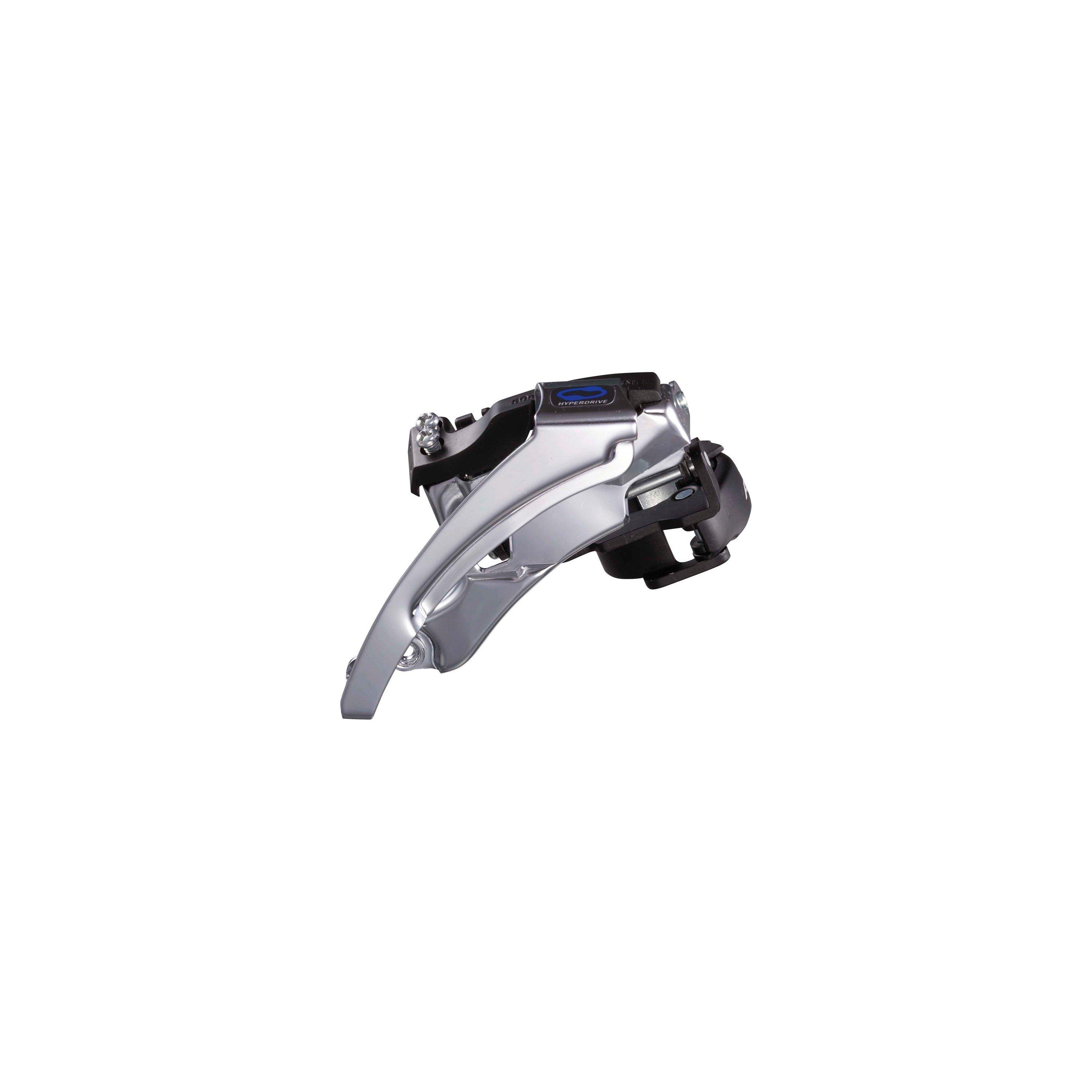 Black - Shimano - D-M310 Altus 8-speed front derailleur, top swing, 42-48T, 66-69 deg