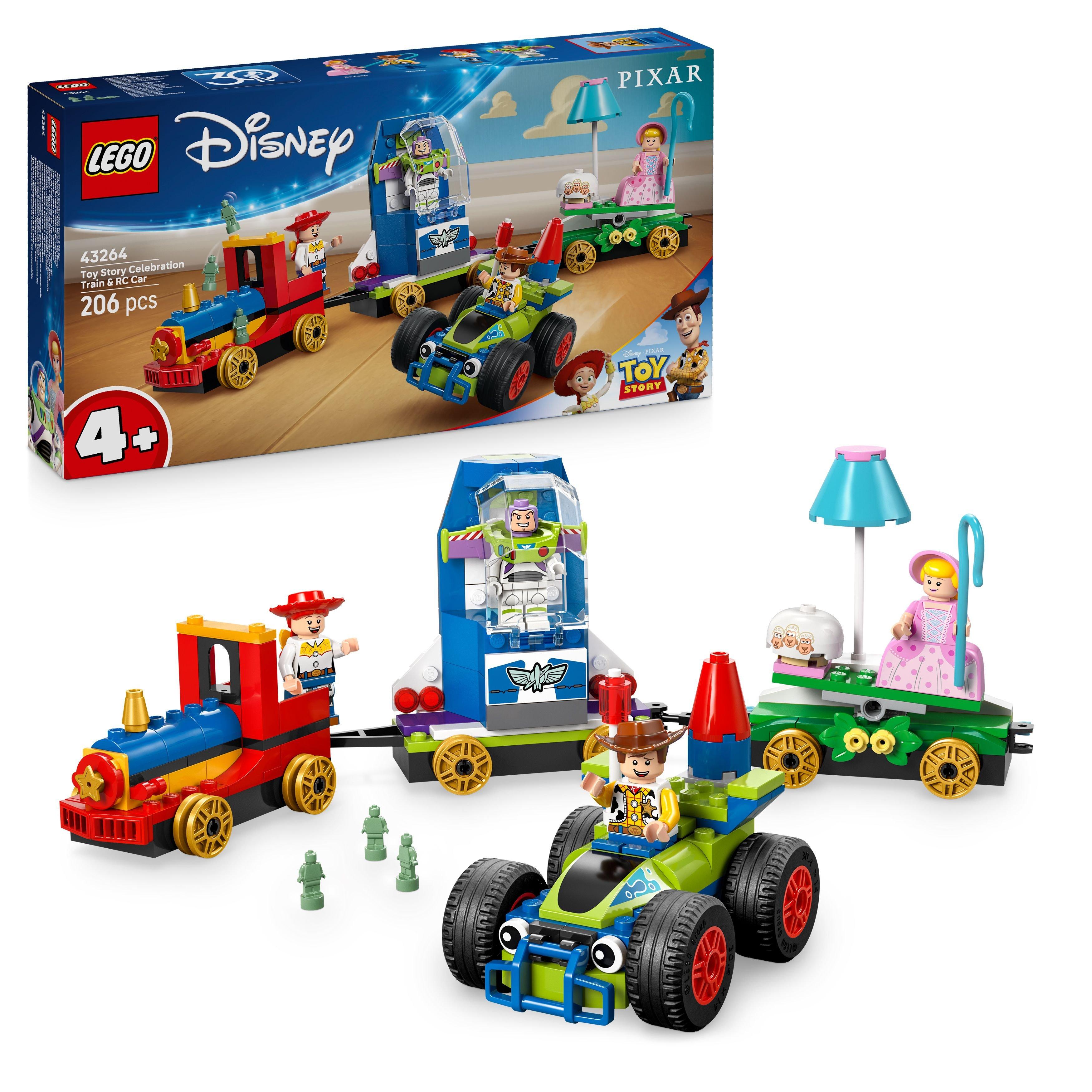 Toy Story - LEGO - LEGO® Disney and Pixar’s Toy Story Celebration Train & RC Car Building Playset 43264 - 1