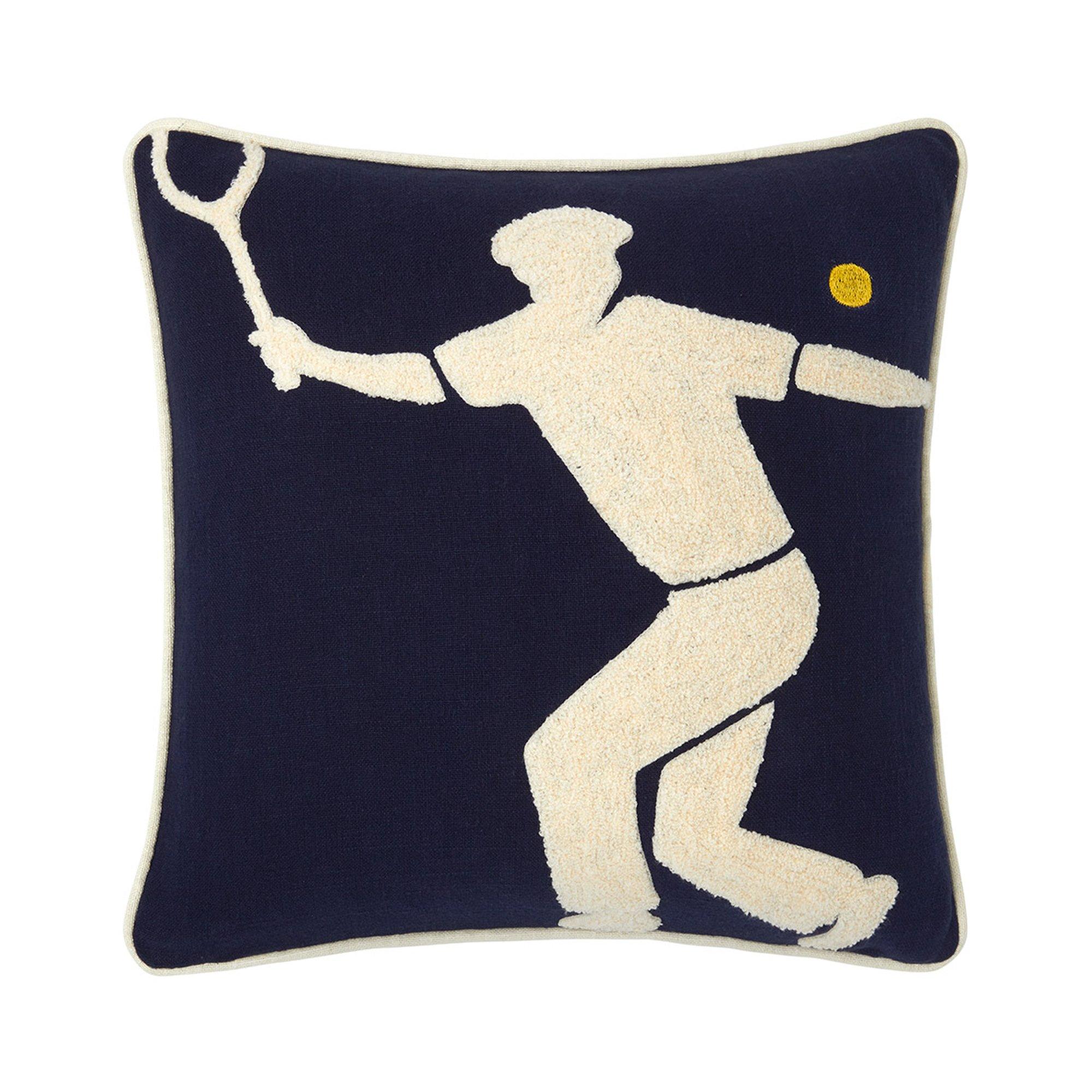 Marine - Lacoste - L Player Cushion Cover - 1