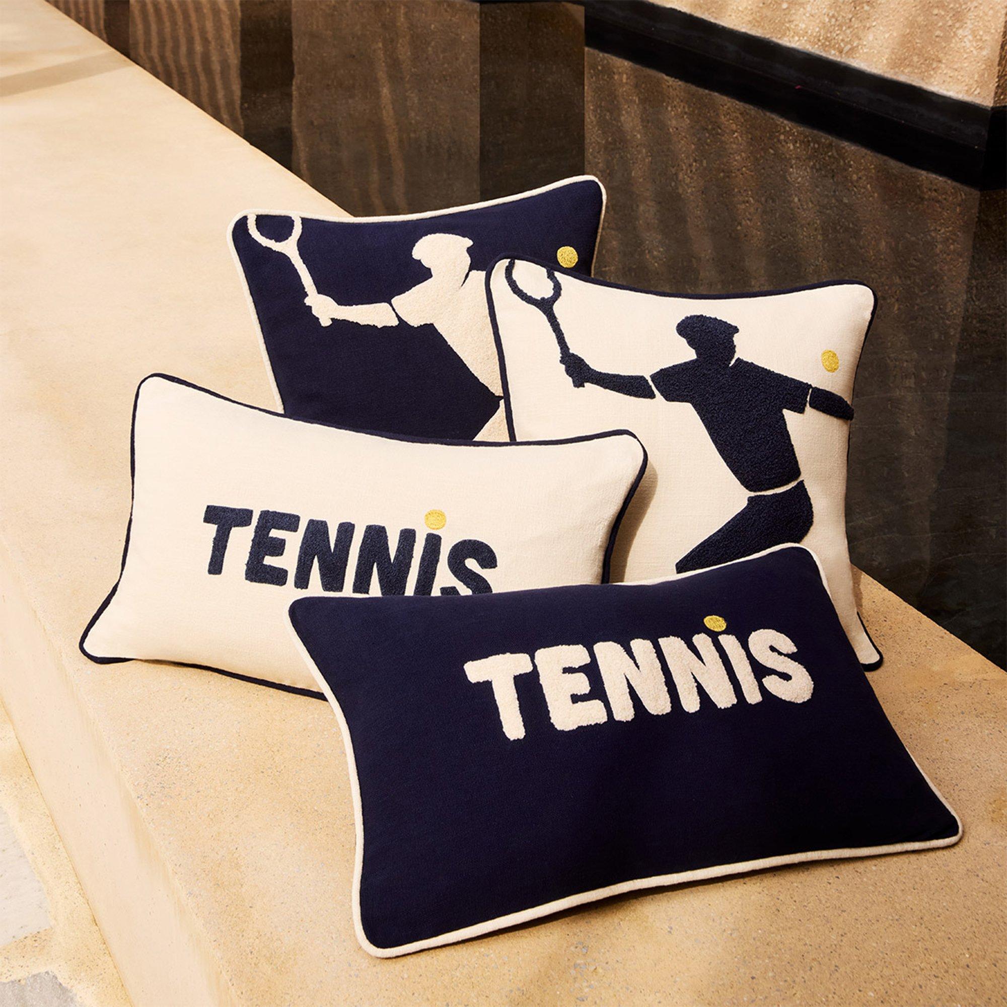Marine - Lacoste - L Player Cushion Cover - 2