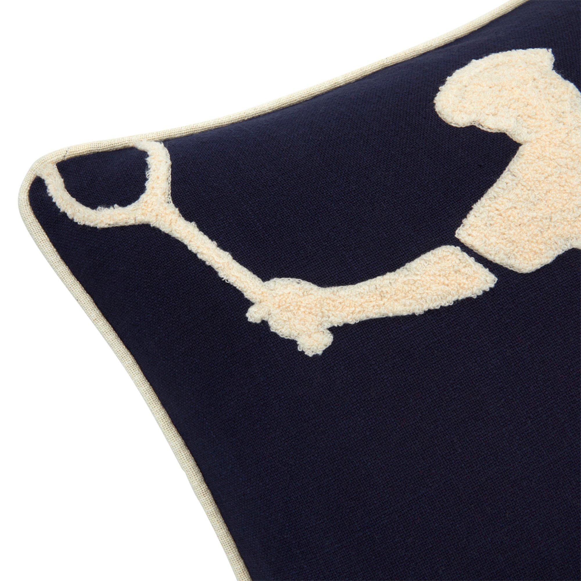 Marine - Lacoste - L Player Cushion Cover - 4