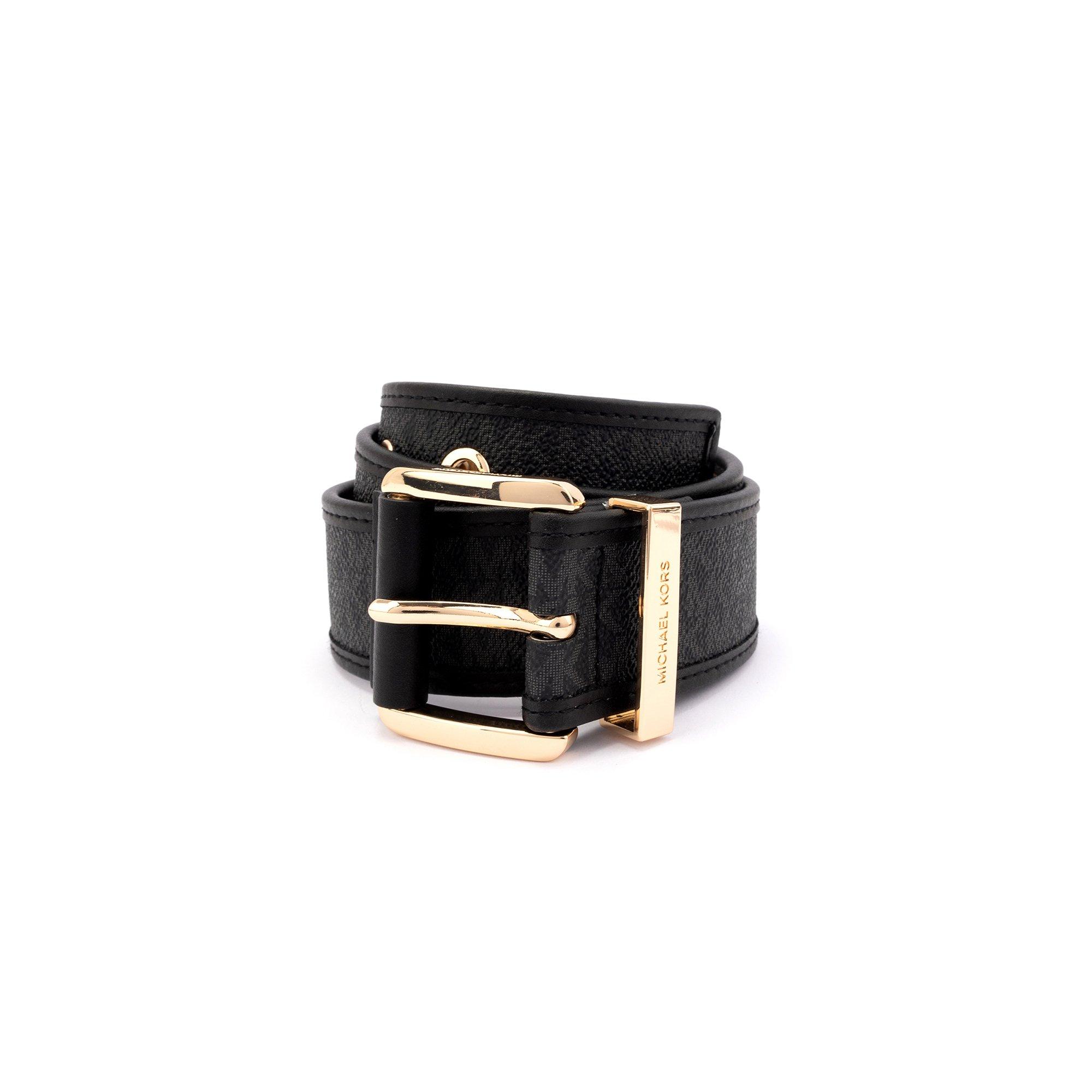 Black Gold - MICHAEL Michael Kors - Women's Leather Belt - 1