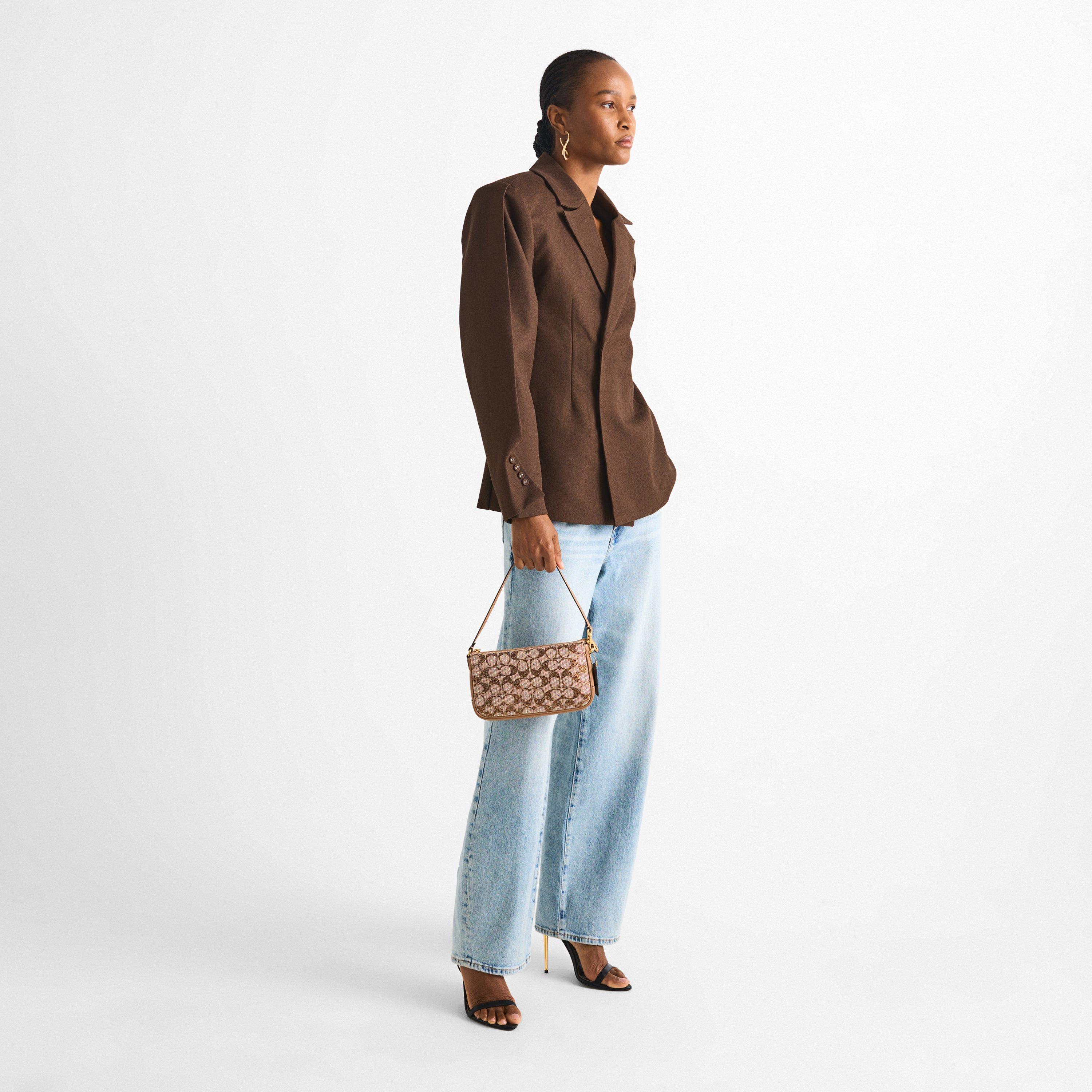 B4/MUSHROOM - Coach - Plaza Shoulder Bag - 4