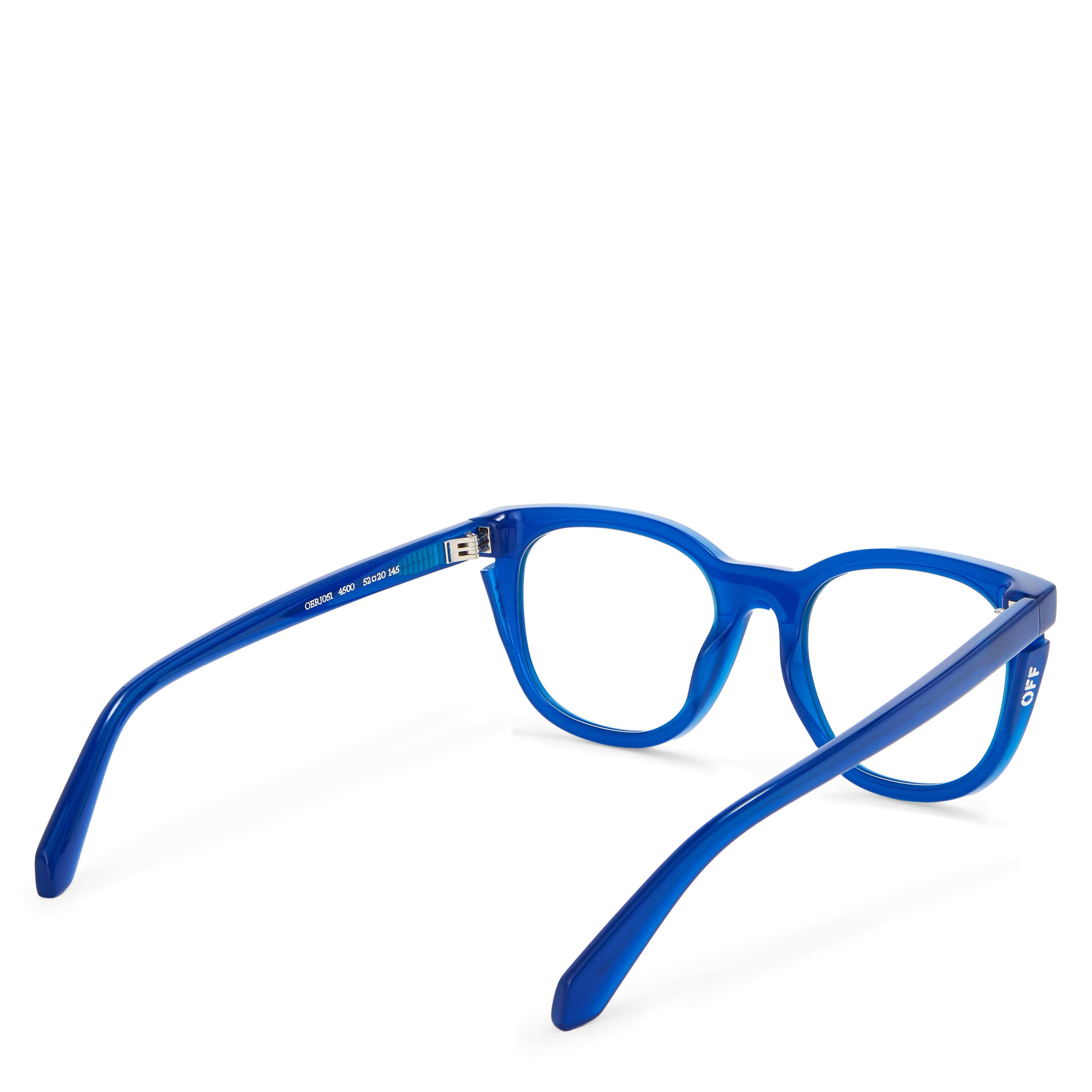 Blue - Off White - Industrial Contemporary Reading Glasses - 2