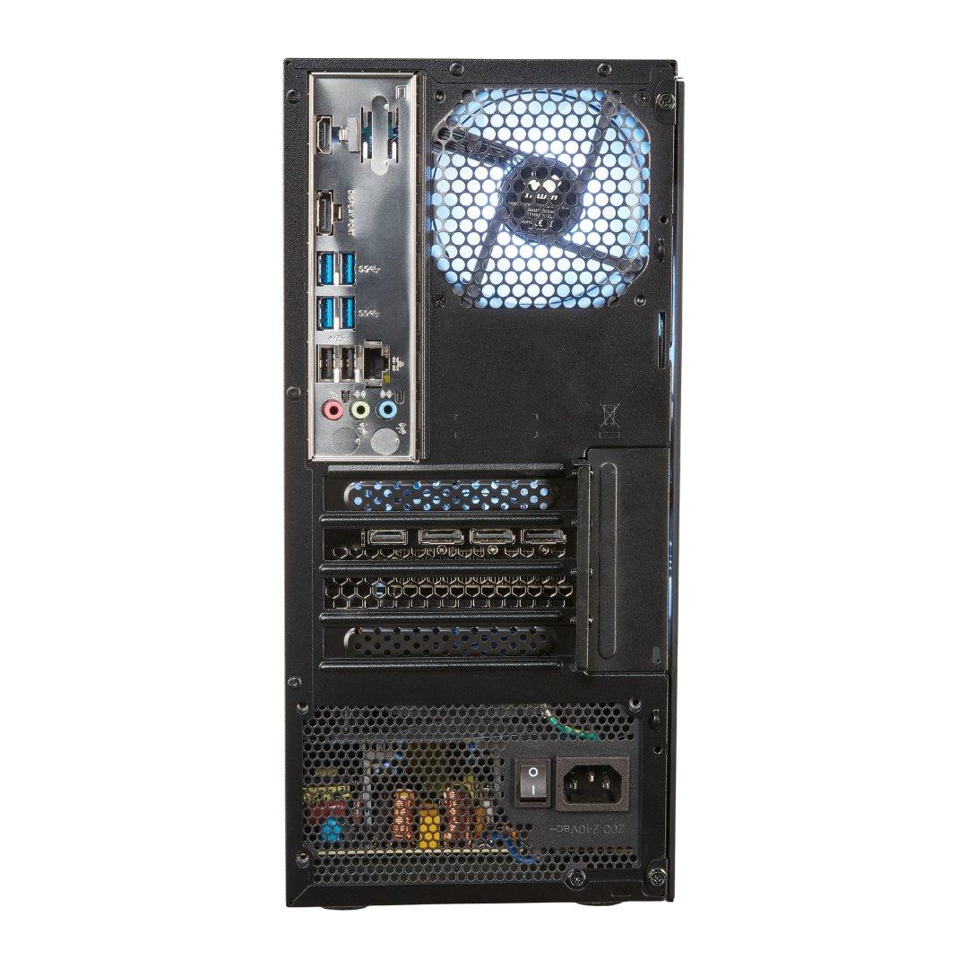 Zwart - Medion - Erazer Recon E45 Gaming Desktop – AMD Ryzen 5 5500 NVIDIA RTX 5050 Windows 11 Home - 4