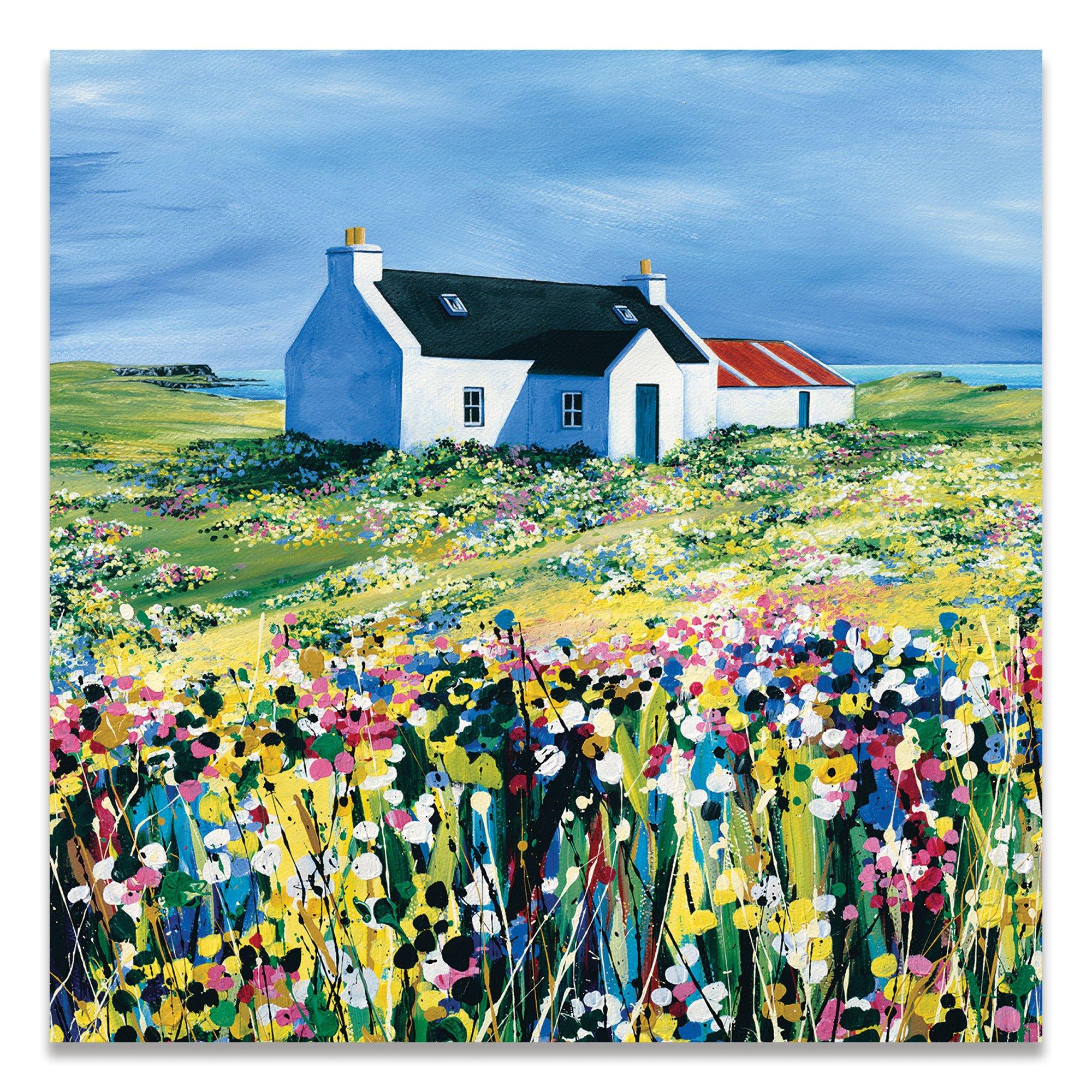 Multi - The Art Group - Avril Thomson Smith Fields Of Yellow 60X60 Wall Art