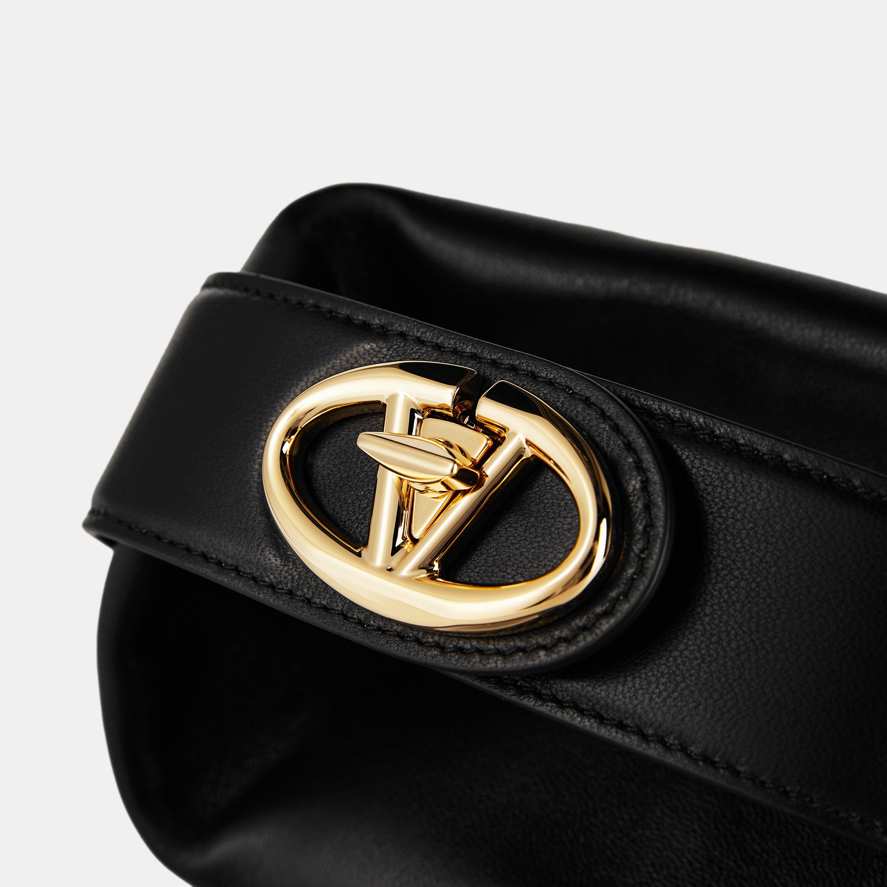Nero - Valentino Garavani - Vlogo Bold Mini Bag - 4