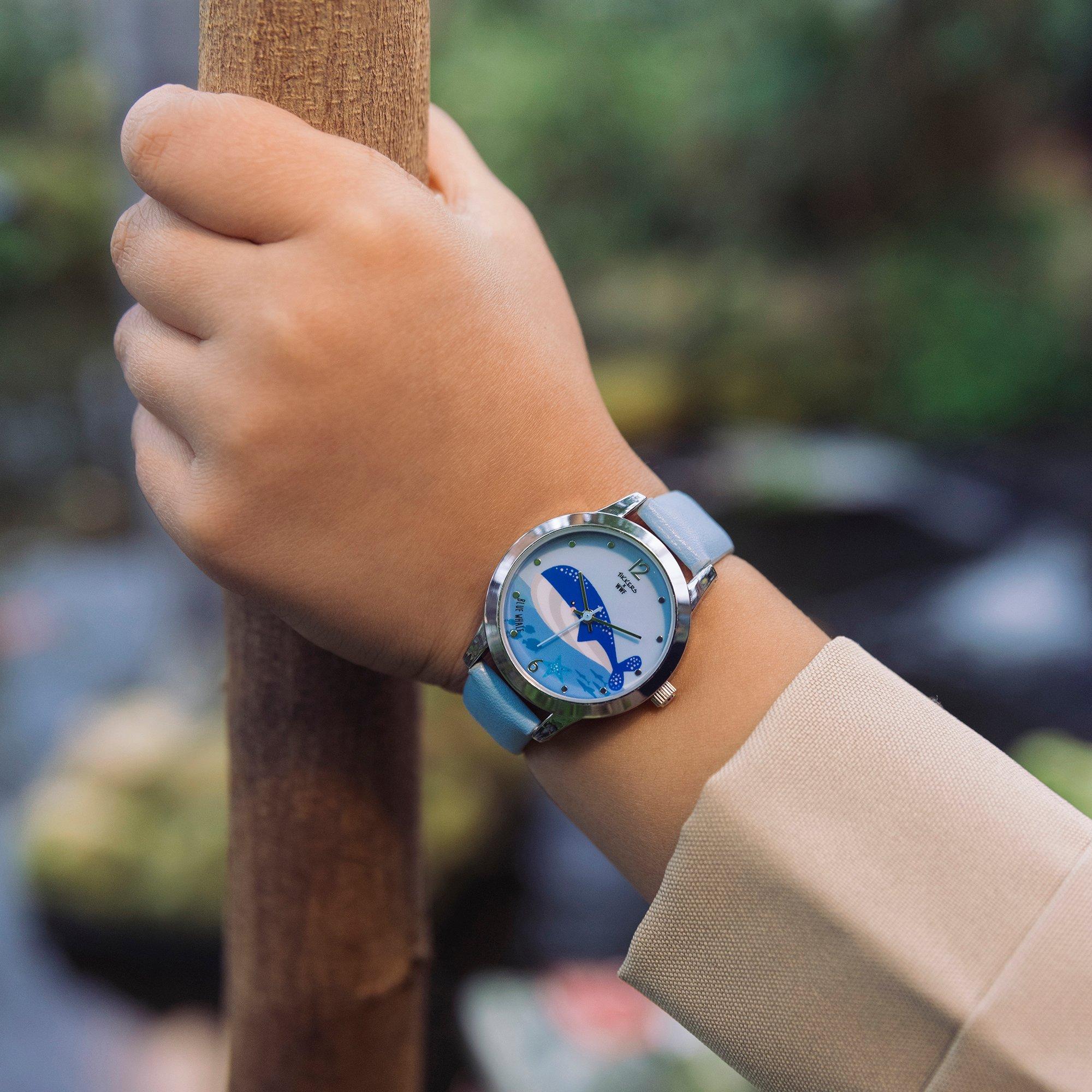 Plava - Tikkers - Kids' Whale Quartz Watch - 4