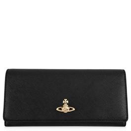 Vivienne Westwood Saffiano Classic Credit Card Wallet