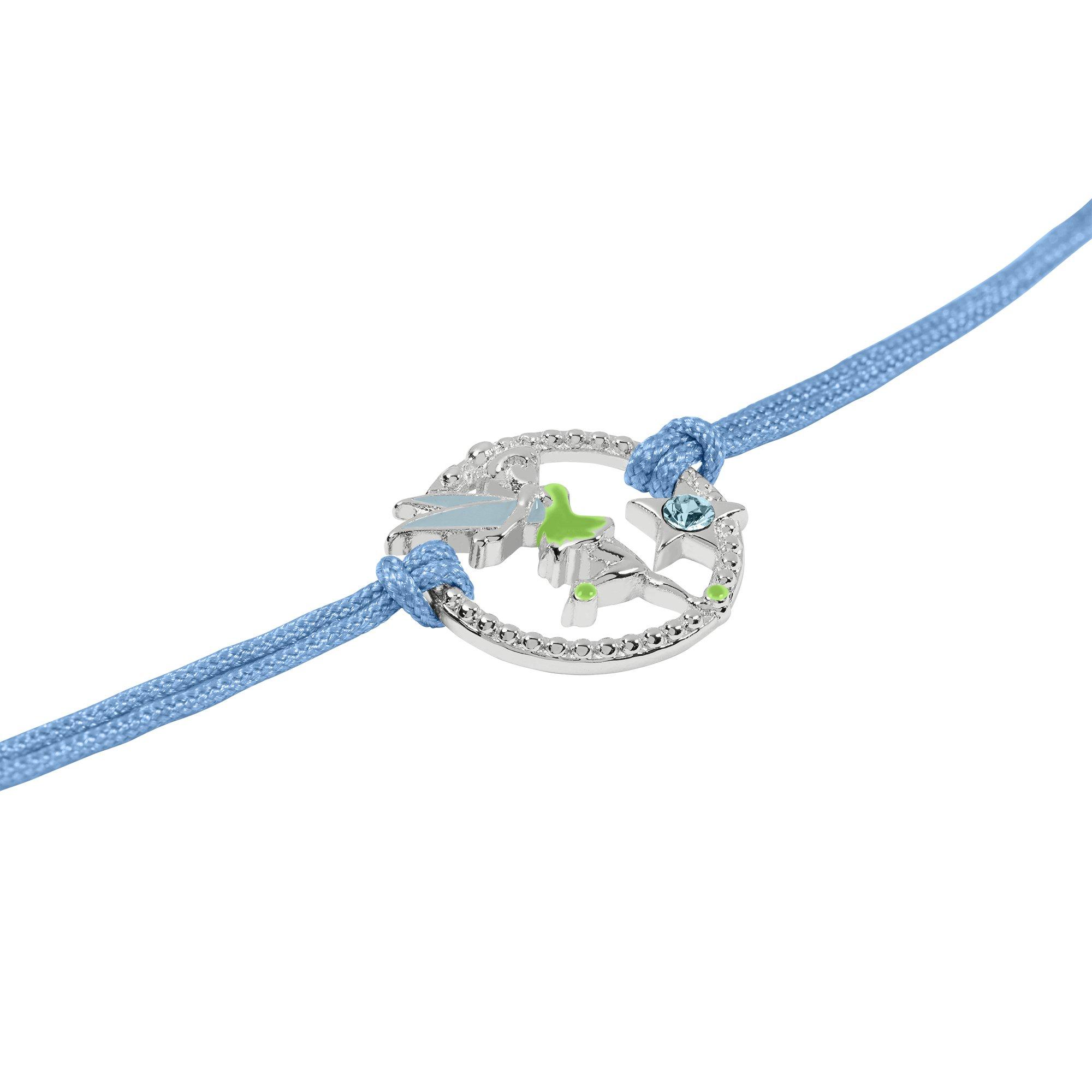 Blå - Disney - Kids&#x27; Tinkerbell Adjustable Cord Charm Bracelet - 2