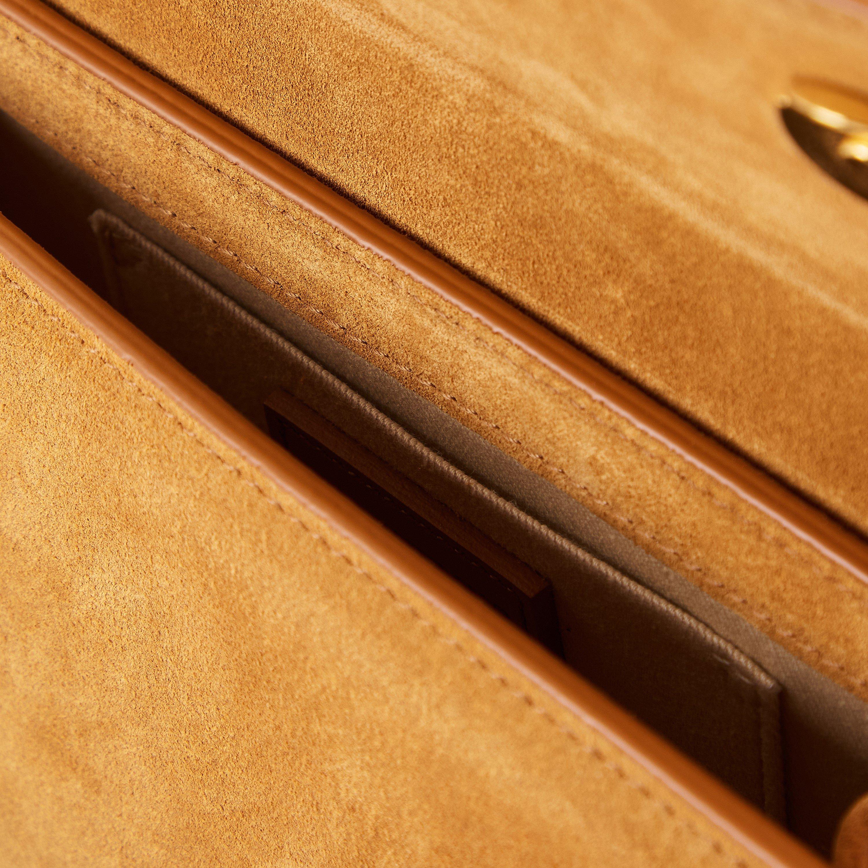 Camel - Jacquemus - Women's Leather Le Chiquito Mini Bag - 5