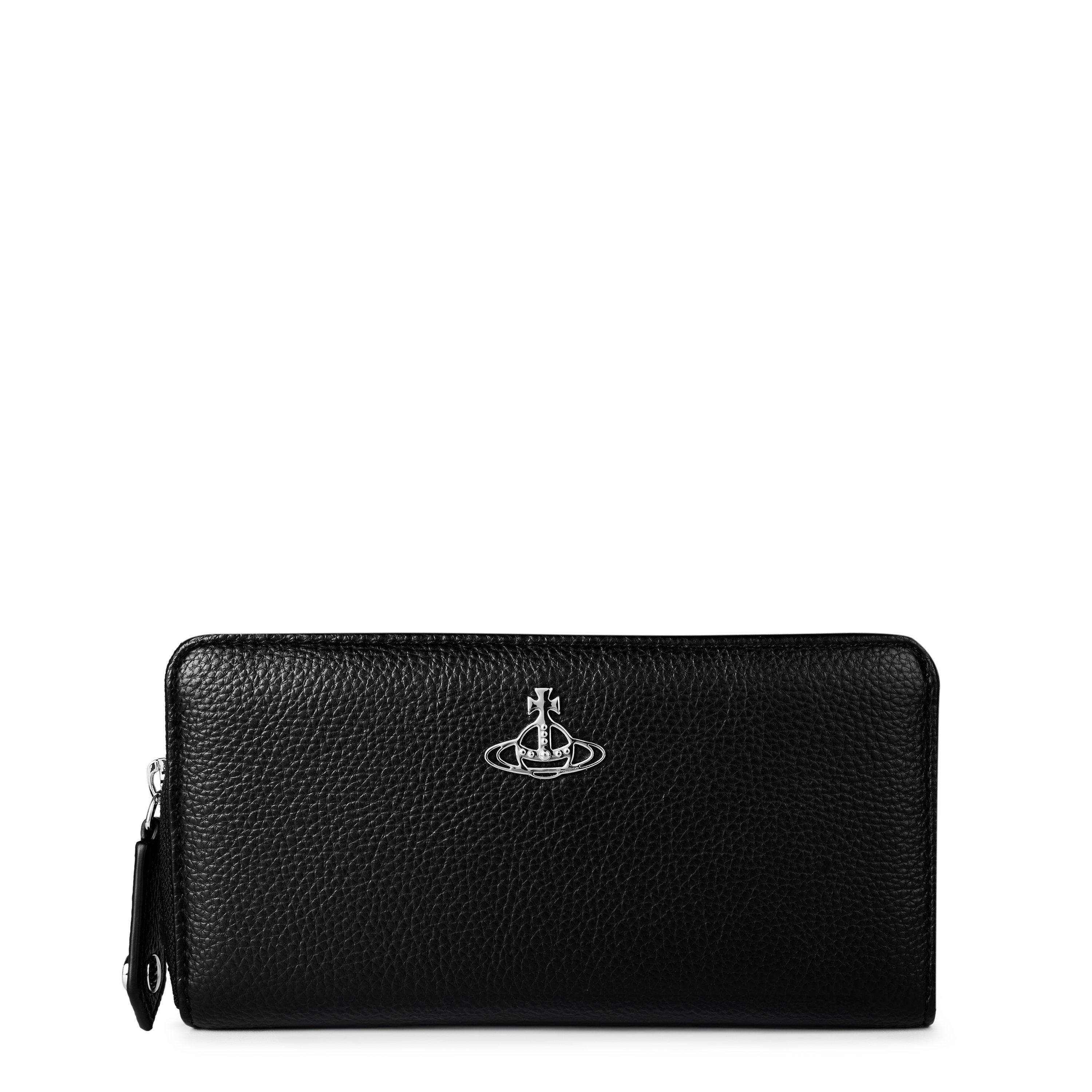 Vivienne Westwood Accessories Women's Saffiano Zip Round Wallet