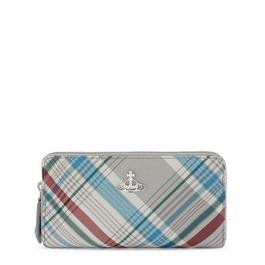 Vivienne Westwood Saffiano Zip Round Wallet