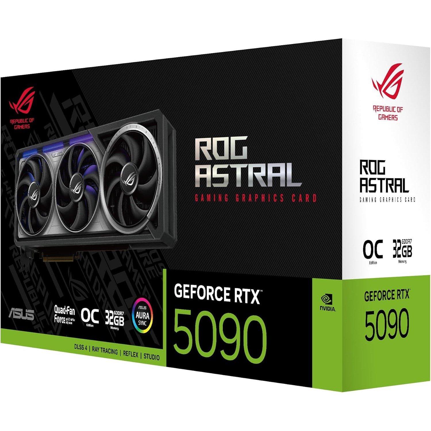 Zwart - ASUS - ROG Astral GeForce RTX™ 5090 32GB GDDR7 OC Edition - 10
