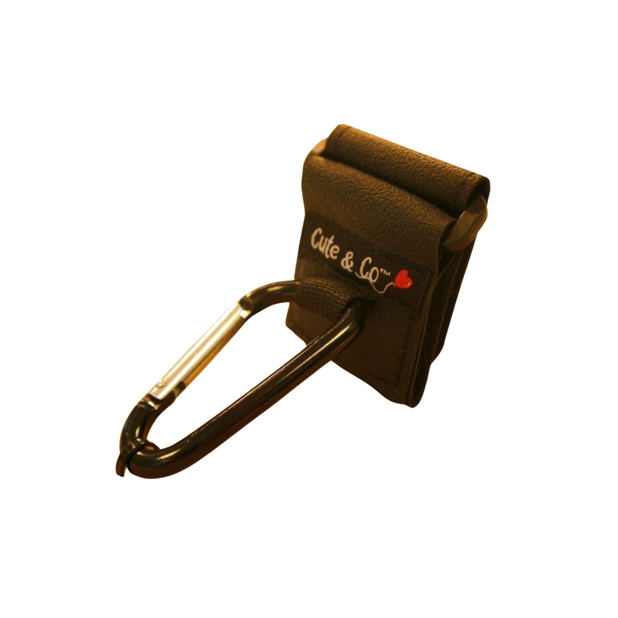 Black - Cute and Co - & Co Baby Pushchair Carabiner Straps - 2