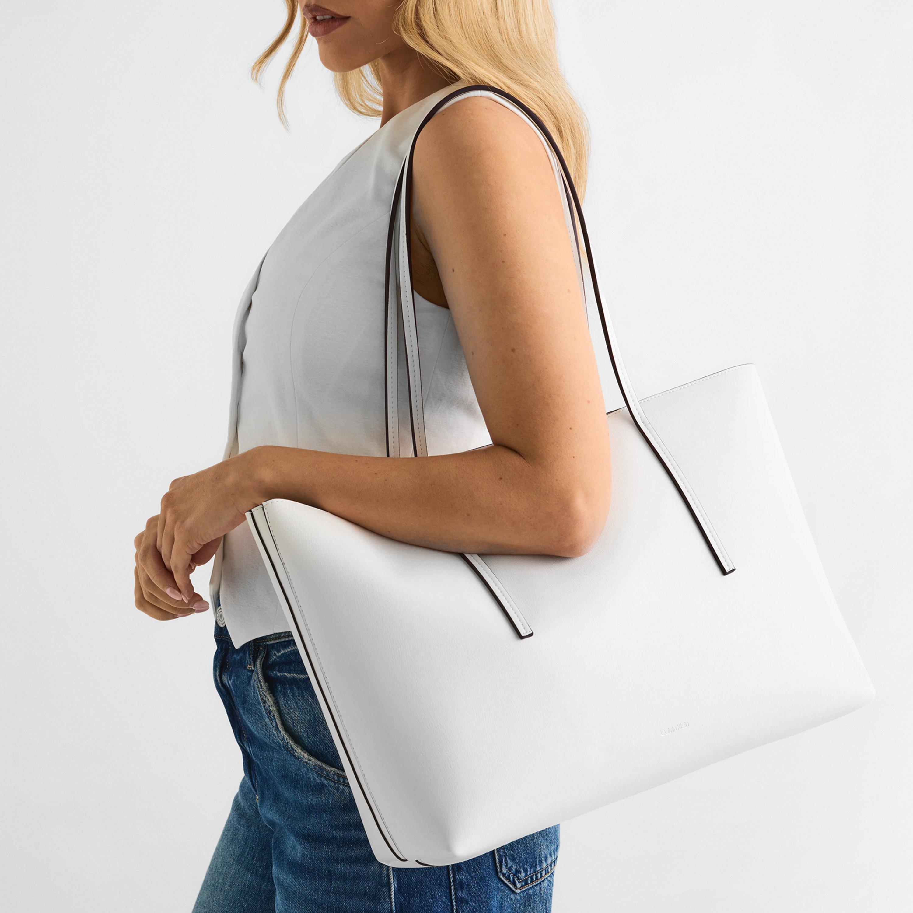 White Alyssum - Calvin Klein - Women's Tote Bags - 3