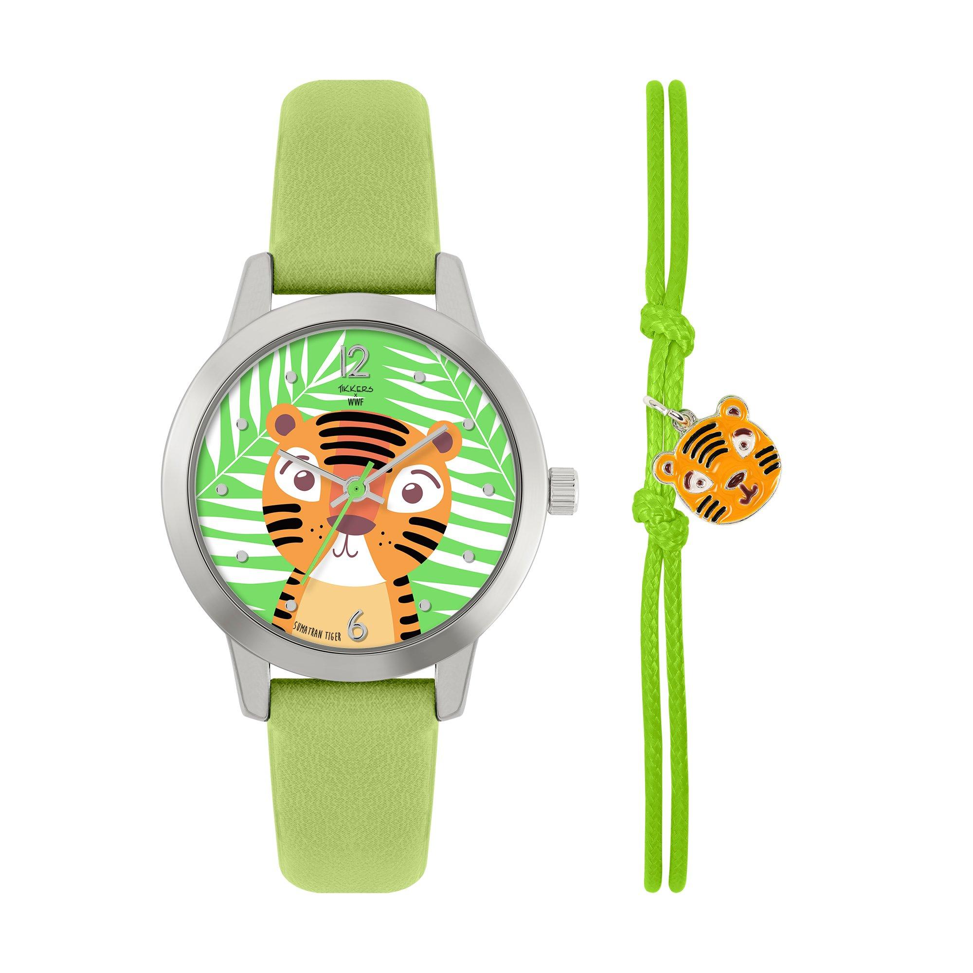 Vert - Tikkers - Kids' Tikker x WWF Tiger Quartz Watch - 2