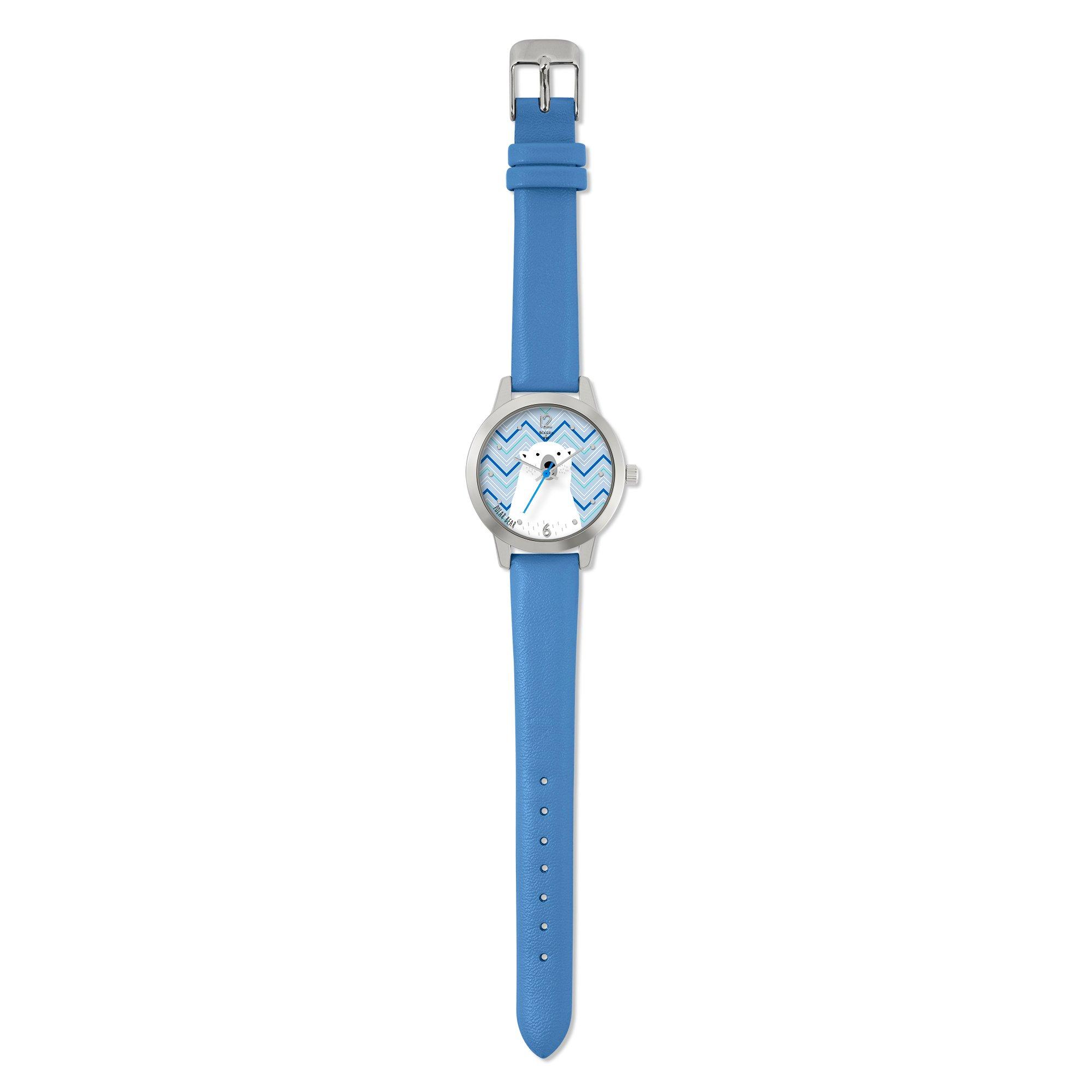 Blau - Tikkers - Kids' WWF Polar Bear Analogue Quartz Watch - 5