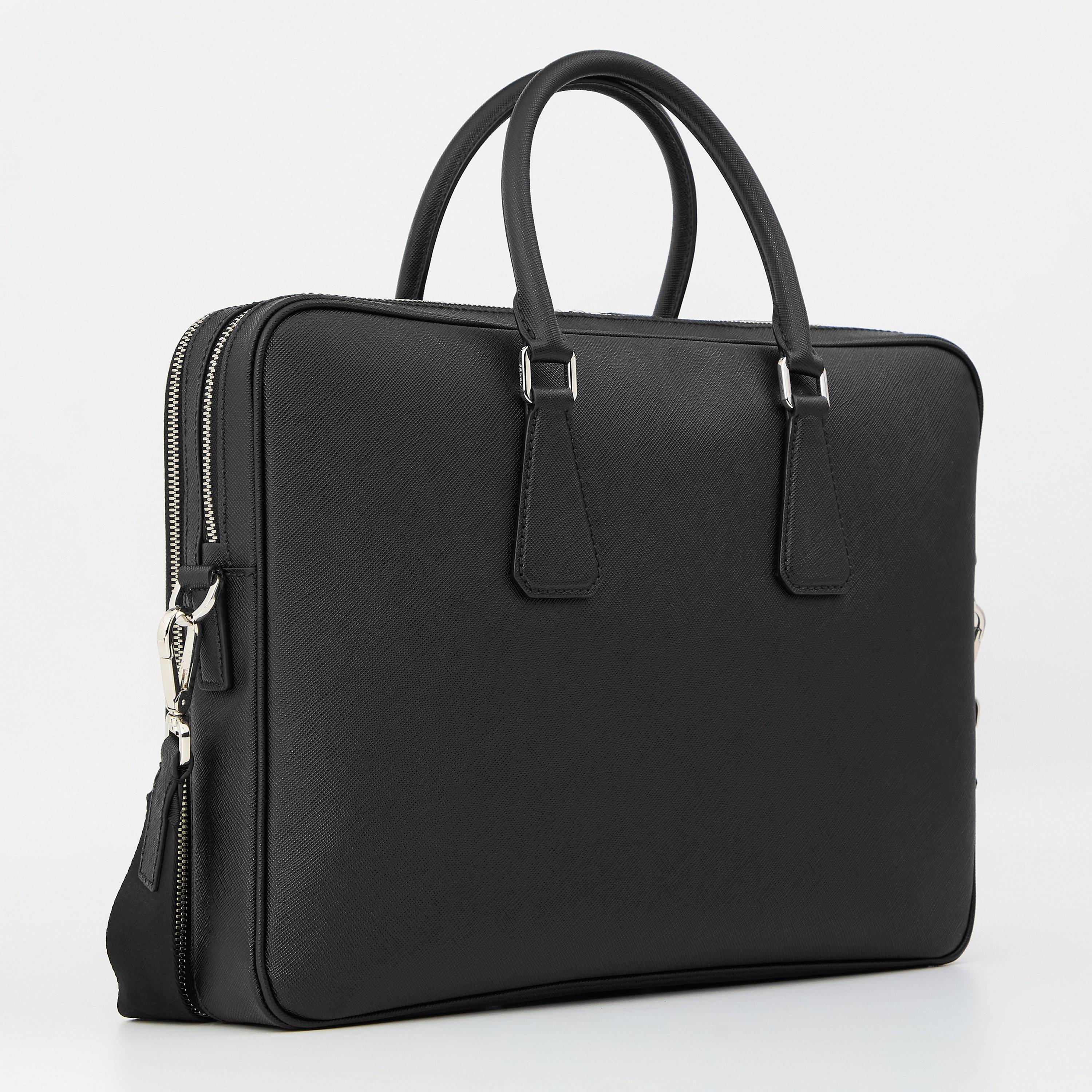 Black - Prada - Men's Cross Body Bag - 2