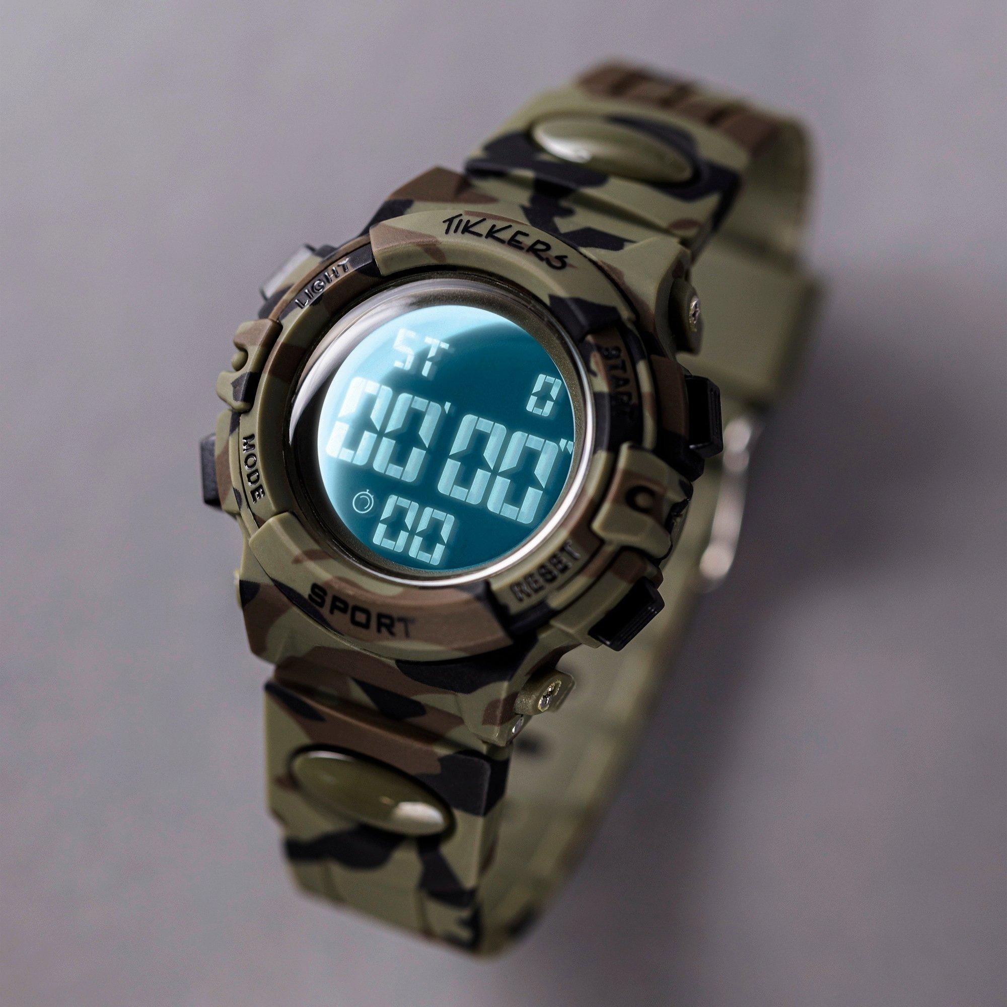 Groene camouflage - Tikkers - Kids' Tikker Light Up Digital Watch - 3