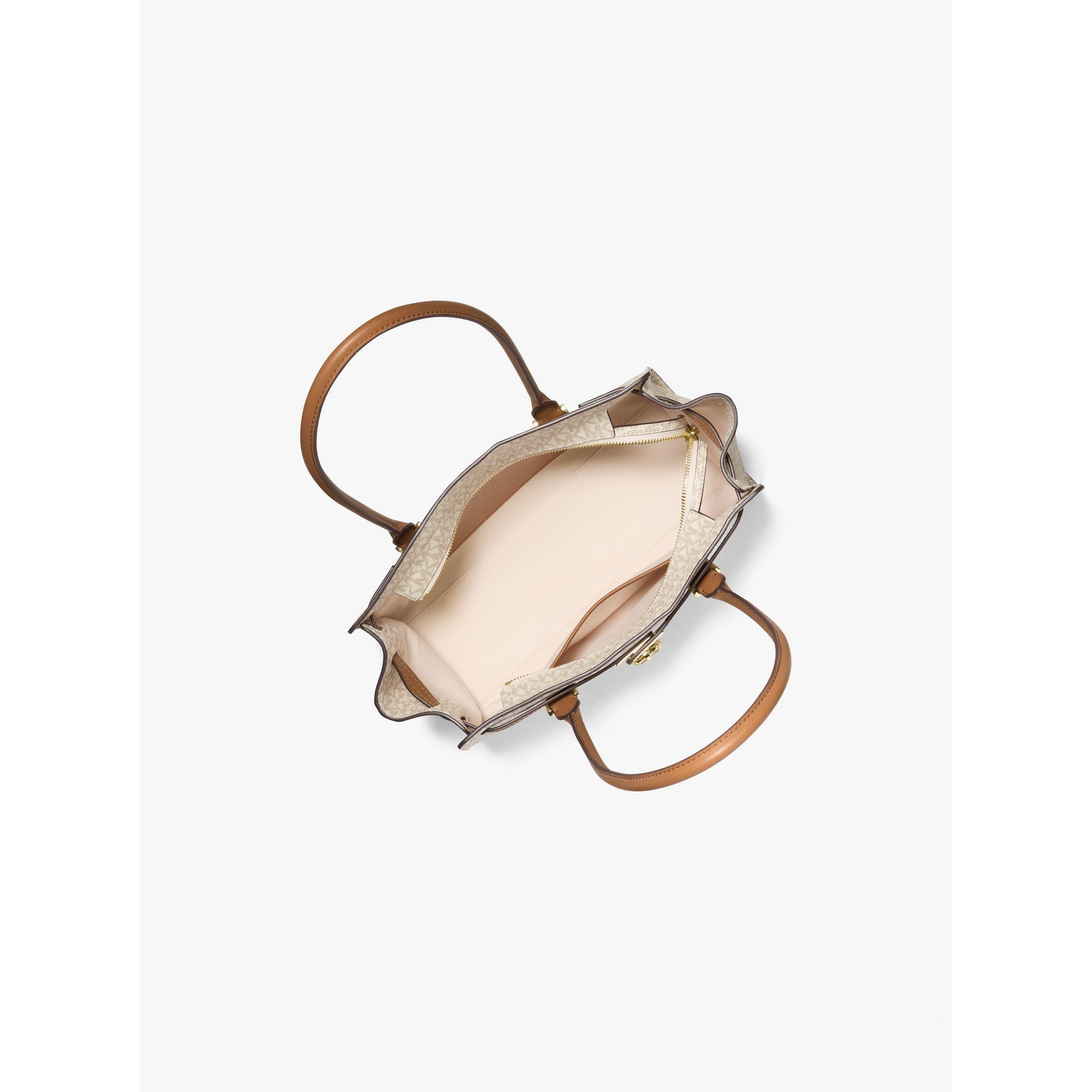 VANILLA/ACRN - MICHAEL Michael Kors - Women's MMK Hamilton Shoulder Bag - 2