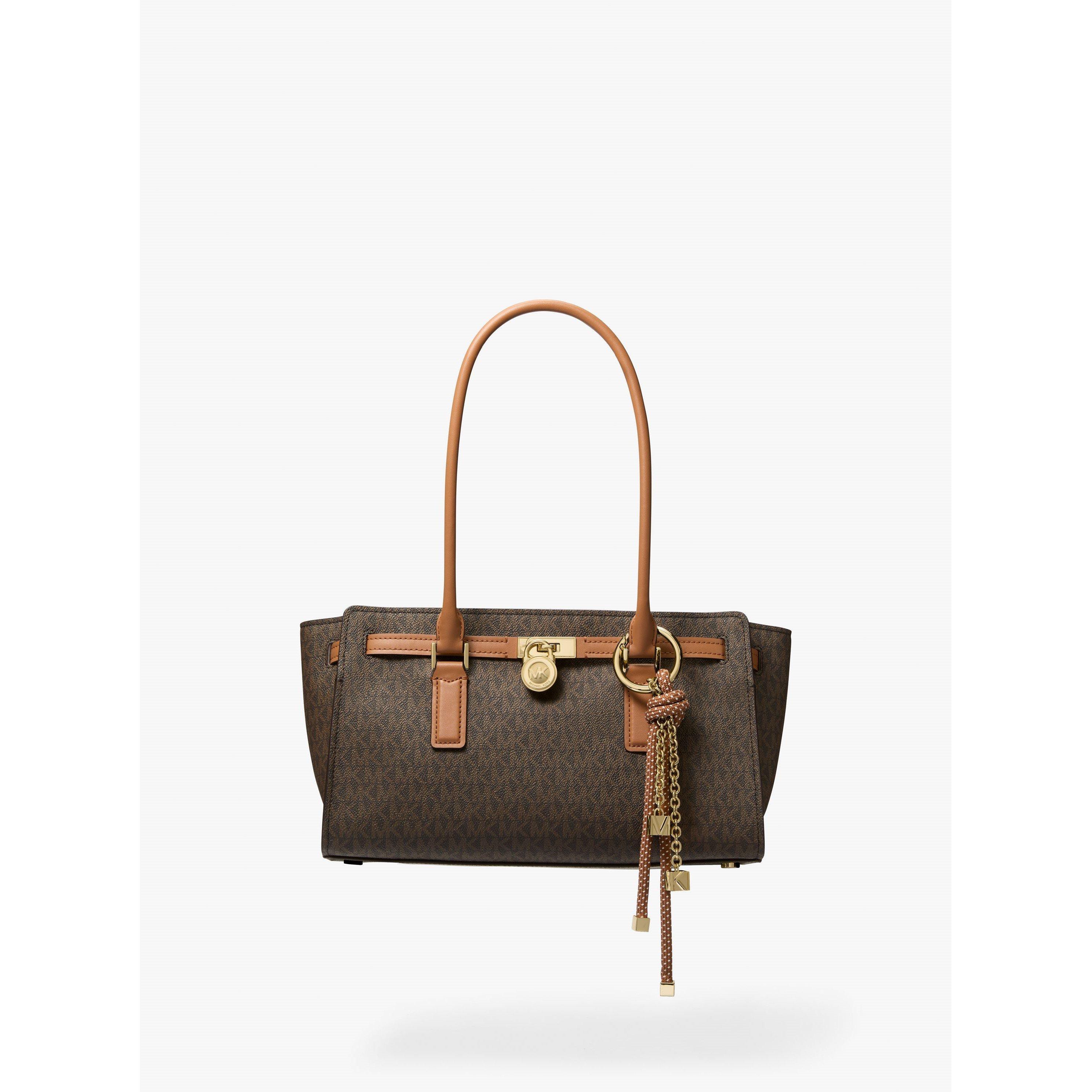 MICHAEL Michael Kors Women's MMK Hamilton Shoulder Bag - BRN/ACORN