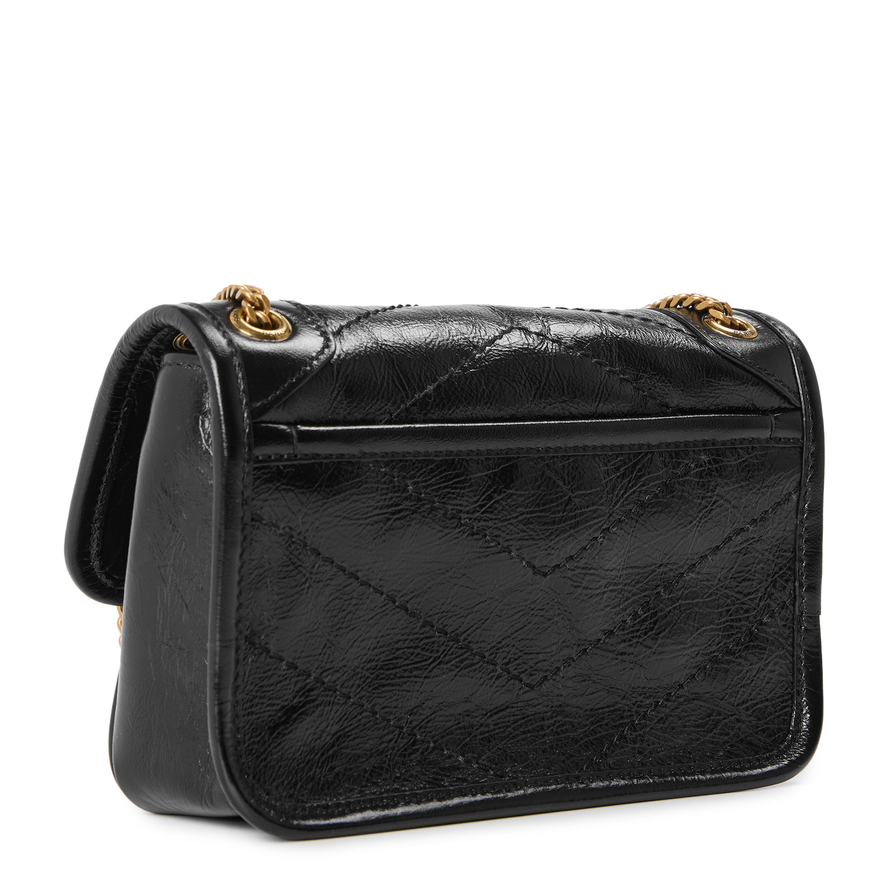 Noir - Saint Laurent - Women's Mini Niki Shoulder Bag - 2