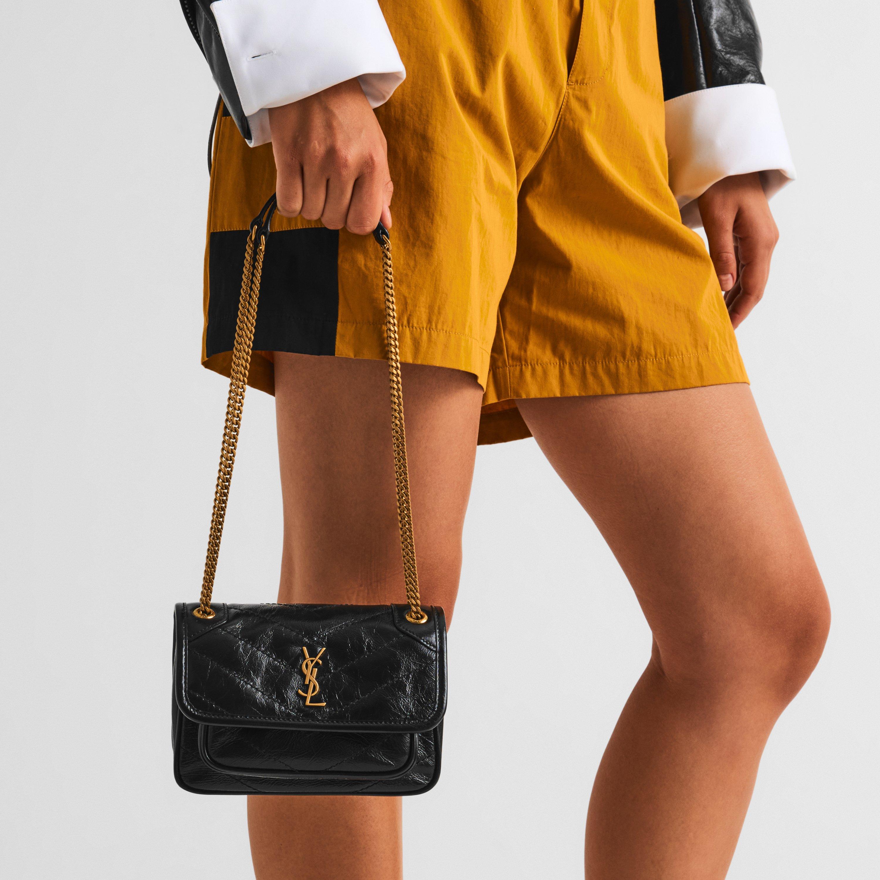 Noir - Saint Laurent - Women's Mini Niki Shoulder Bag - 3