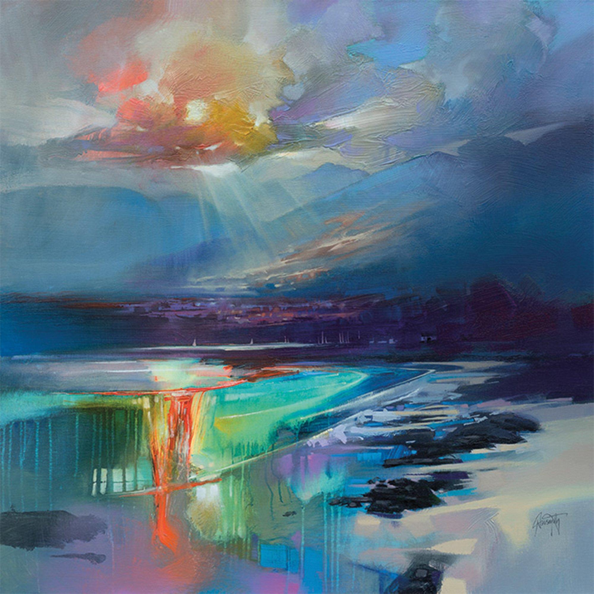 Meerkleurig - The Art Group - Scott Naismith Arran Shore 60X60 Wall Art