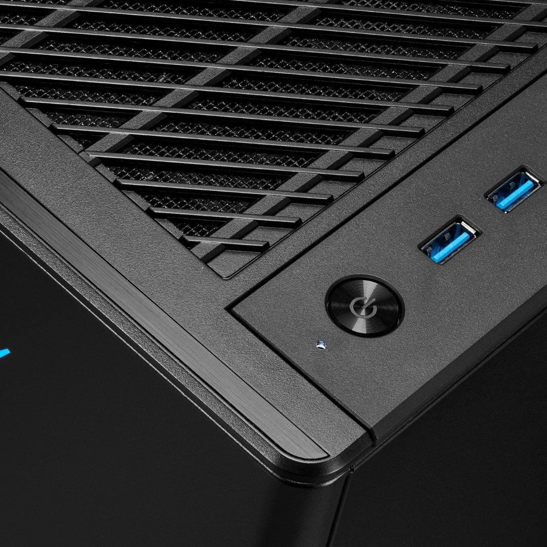 Black - Medion - Bandit P20 – Gaming Desktop – Intel Core i5-14400F Nvidia RTX 5060 Windows 11 Home - 5