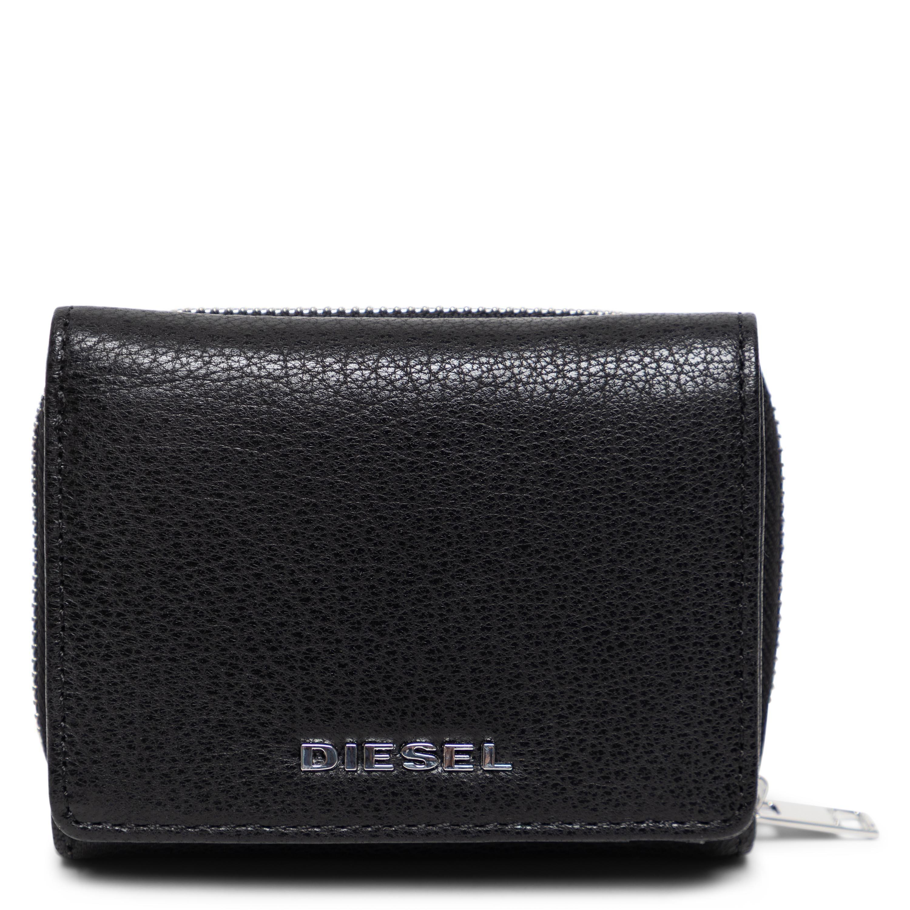 Black/Light G - Diesel - Men's Spejap Tri-Fold Wallet - 1