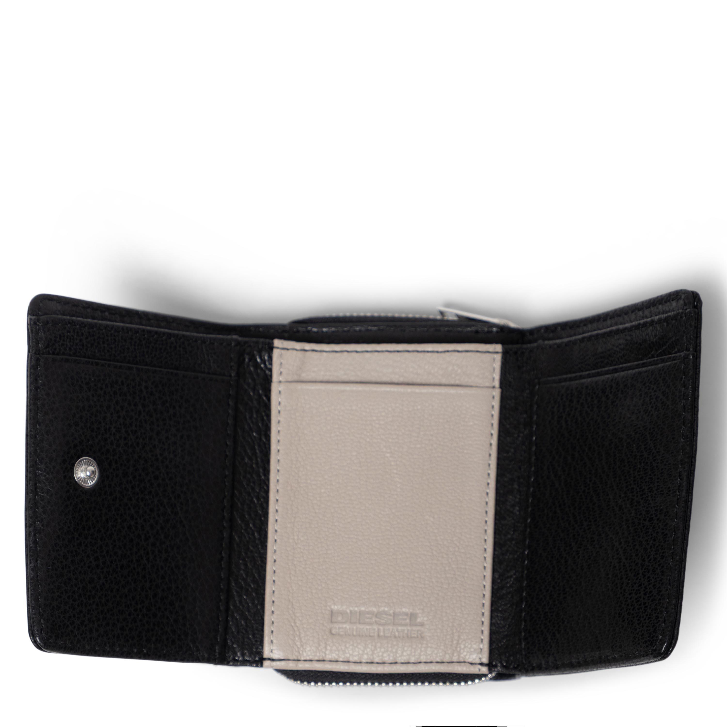 Black/Light G - Diesel - Men's Spejap Tri-Fold Wallet - 3