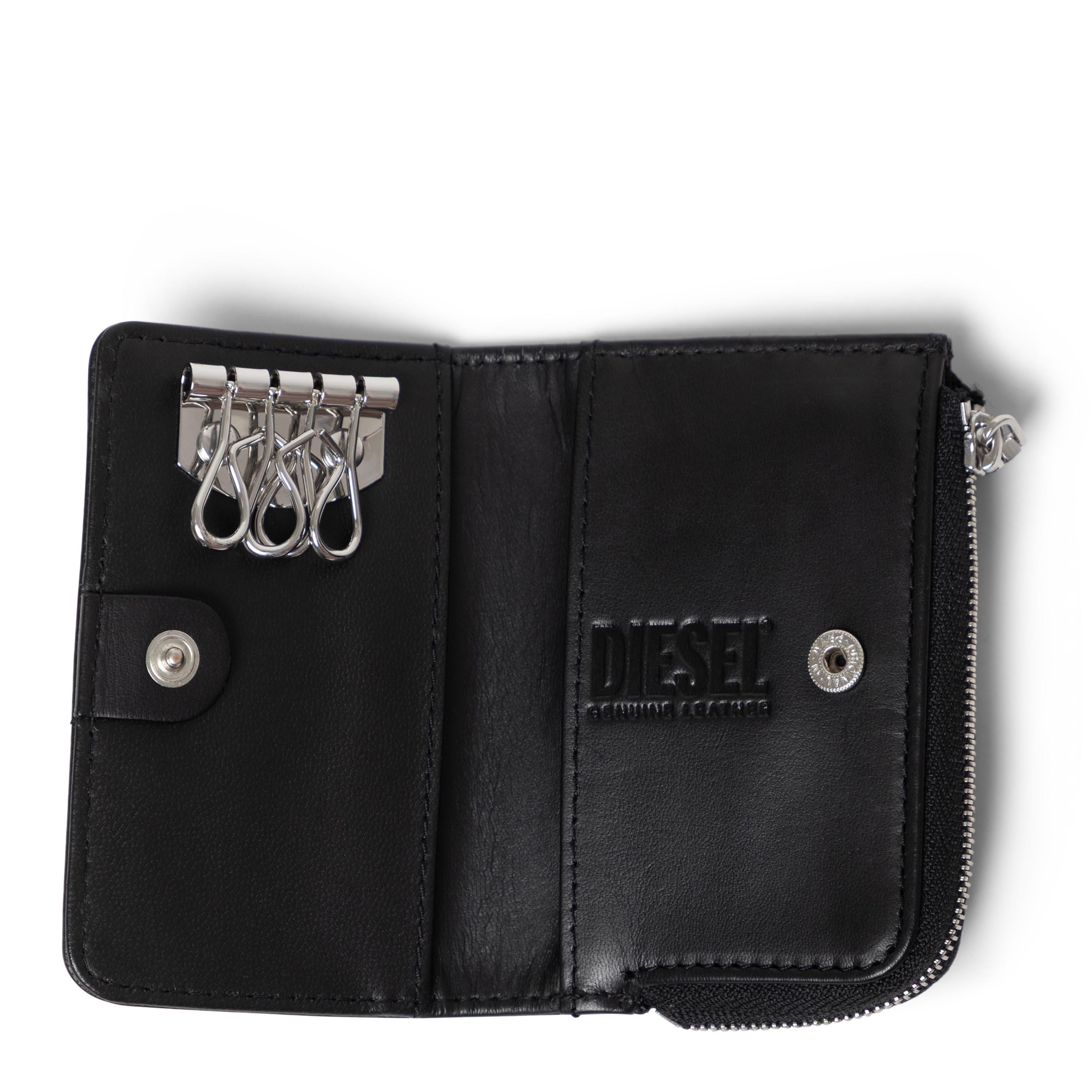 Black - Diesel - Men's L-Zip Keyring - 4
