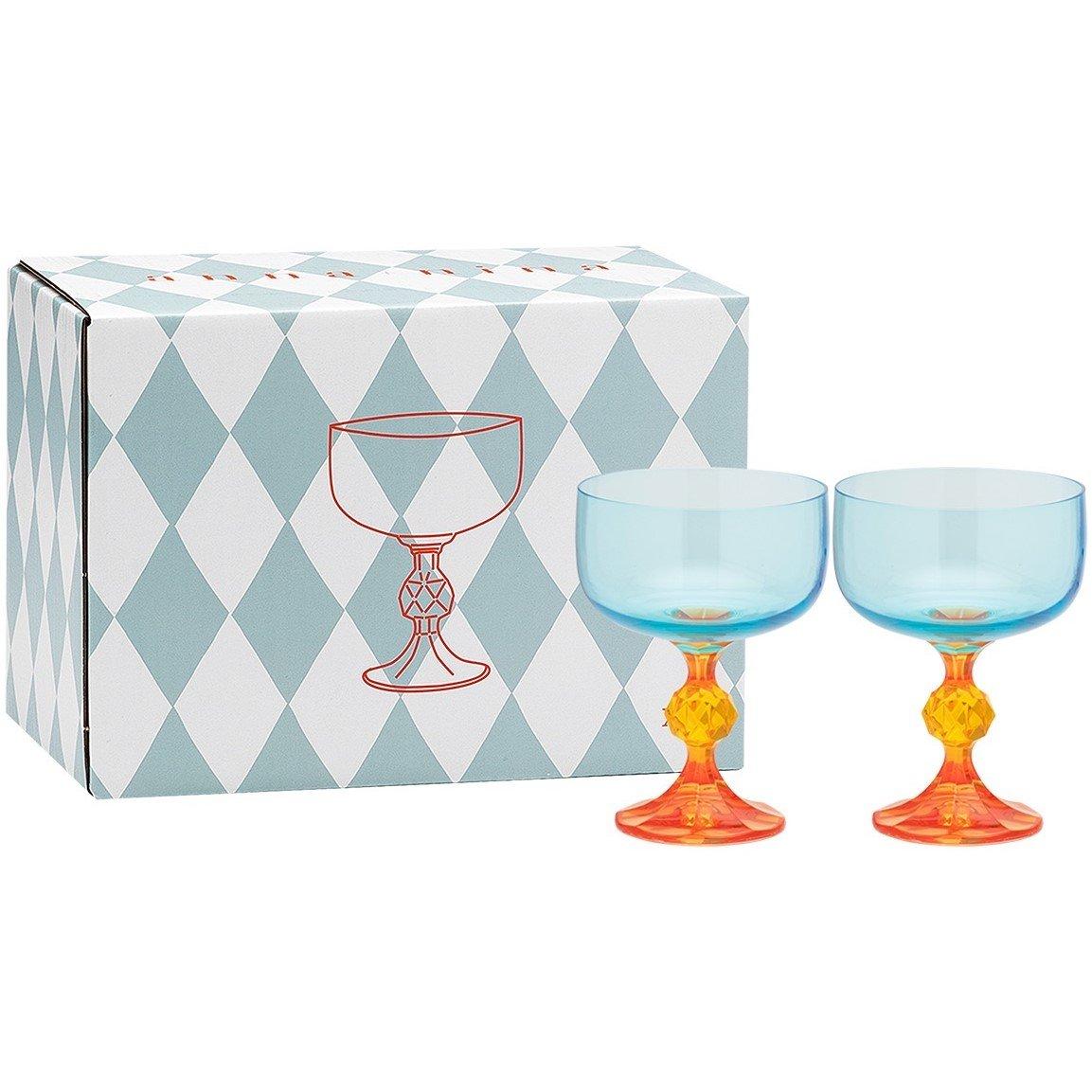 Anna Nina  Anna Cocktail Glass Set Of 2 Paradise