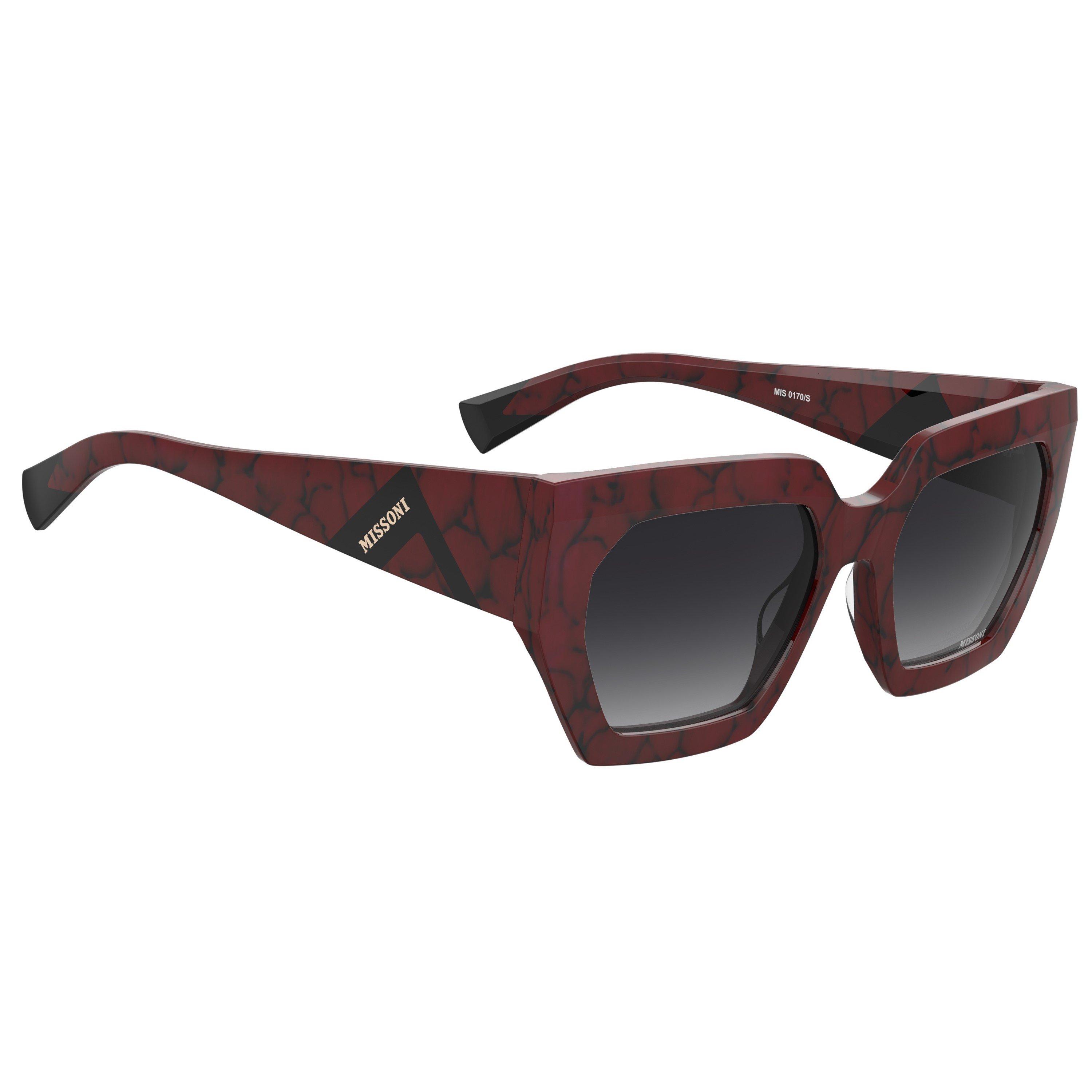 Red - Missoni - Women's Oversized Sunglasses - 3