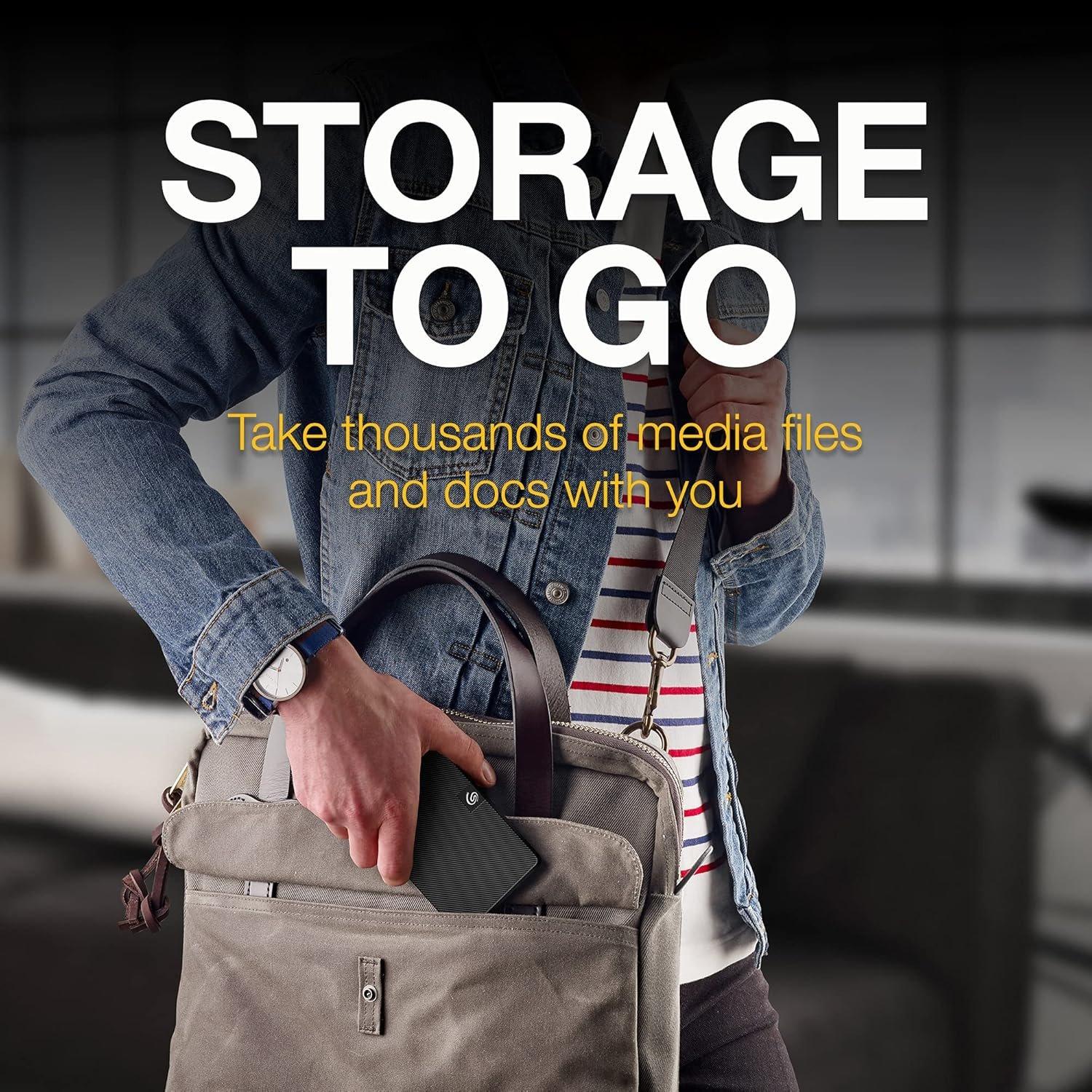 Nero - Seagate - Seagate Portable Drive 5TB External Hard Drive - 4