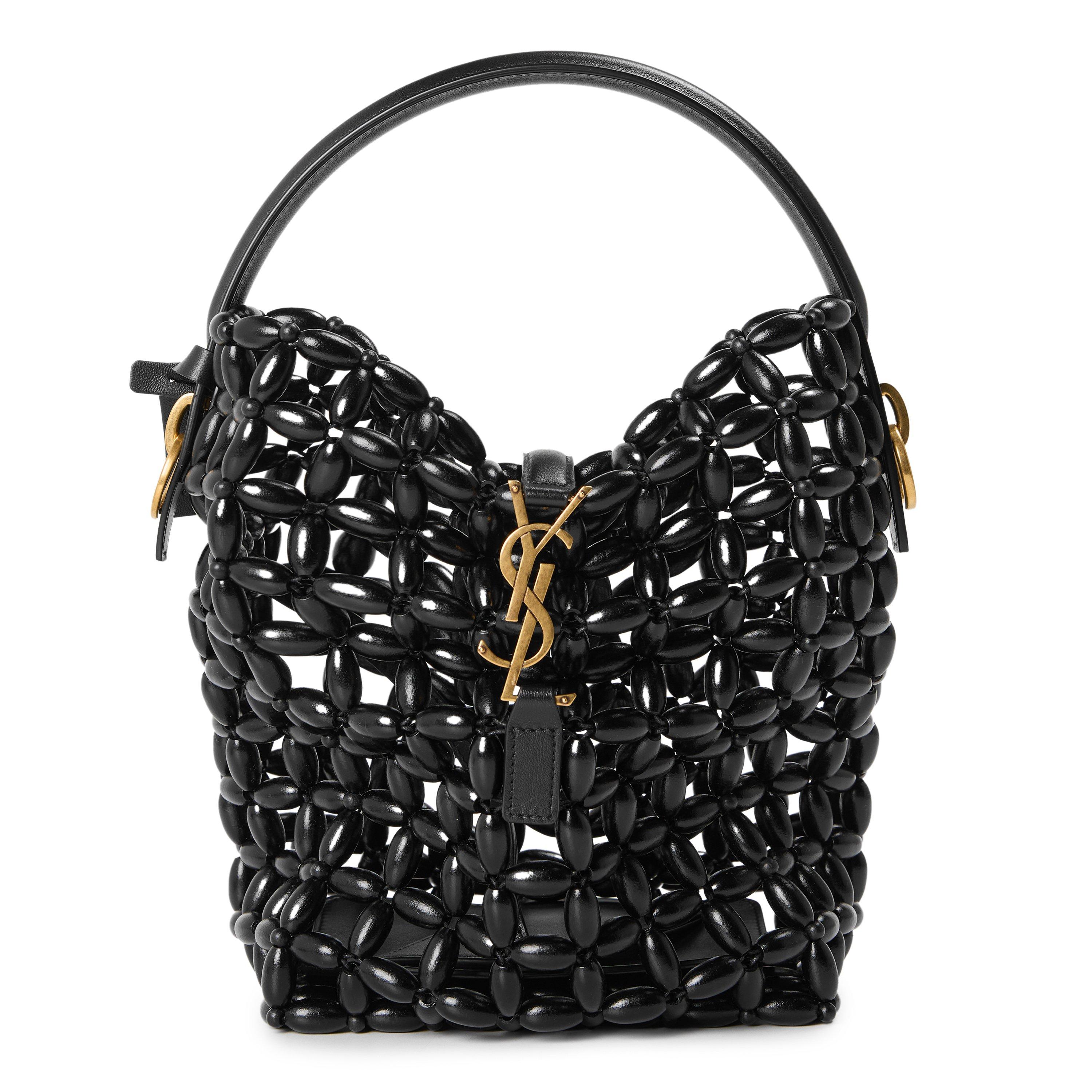 Black - Saint Laurent - Women's Beaded Le 37 Shoulder Bag - 1