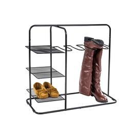 FurnitureR MIRO Black Shoe and boot rack