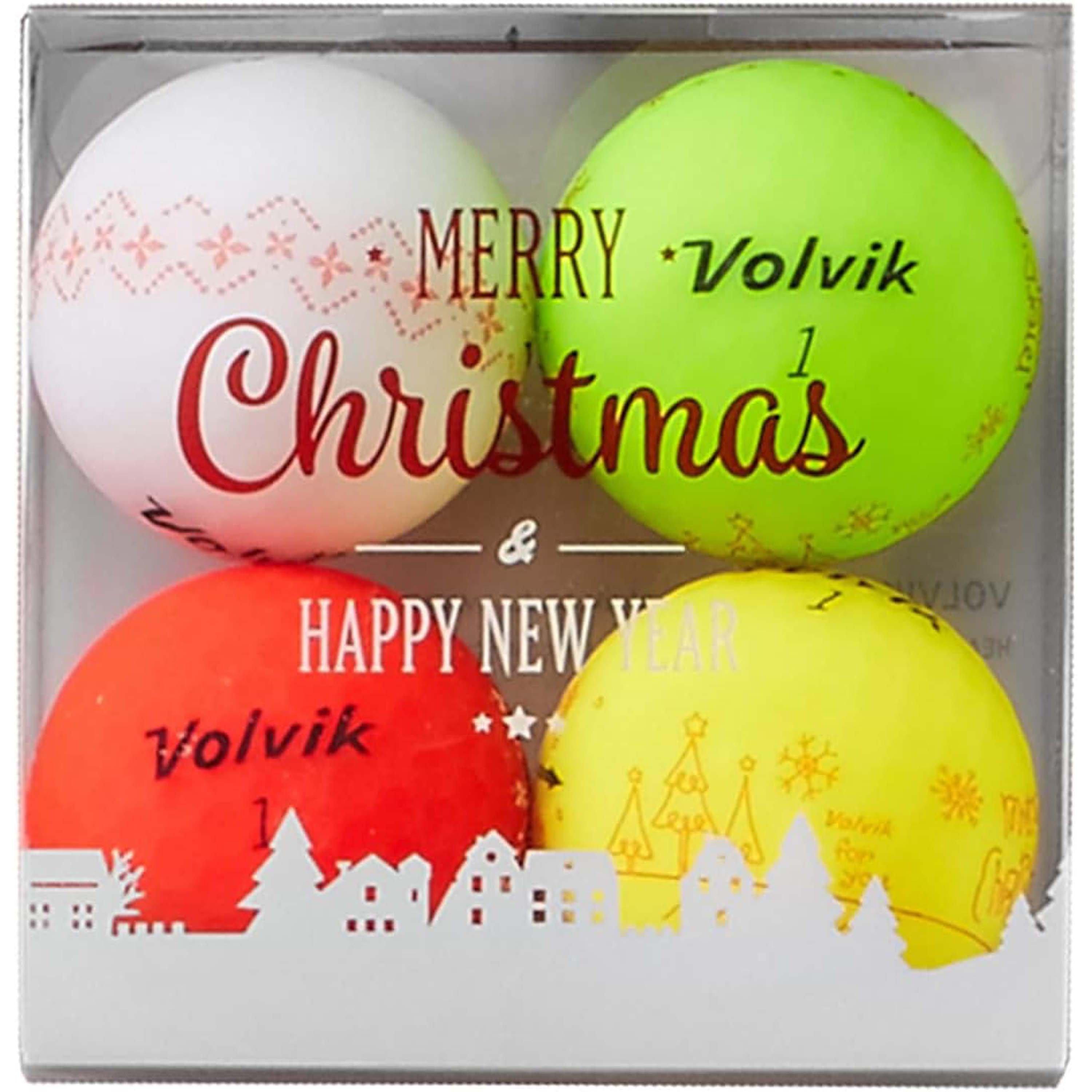 White/Red/Green - Volvik - Volvik Christmas Pack