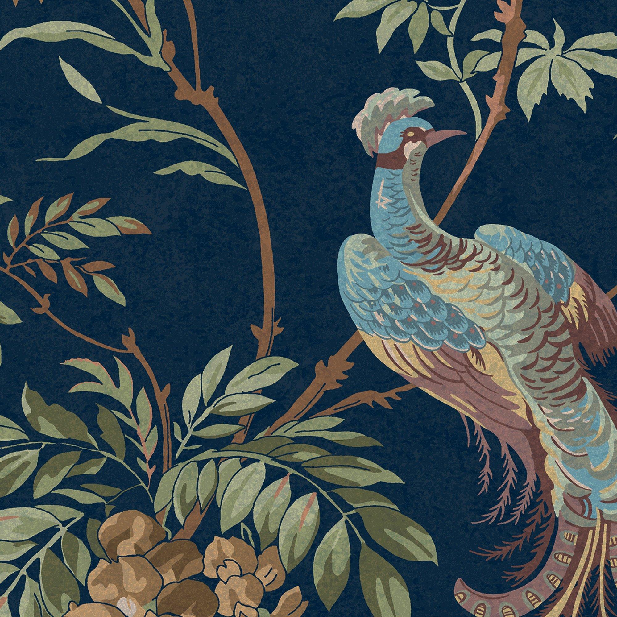 Midnight - Laura Ashley - Attleton Midnight Wallpaper - 4