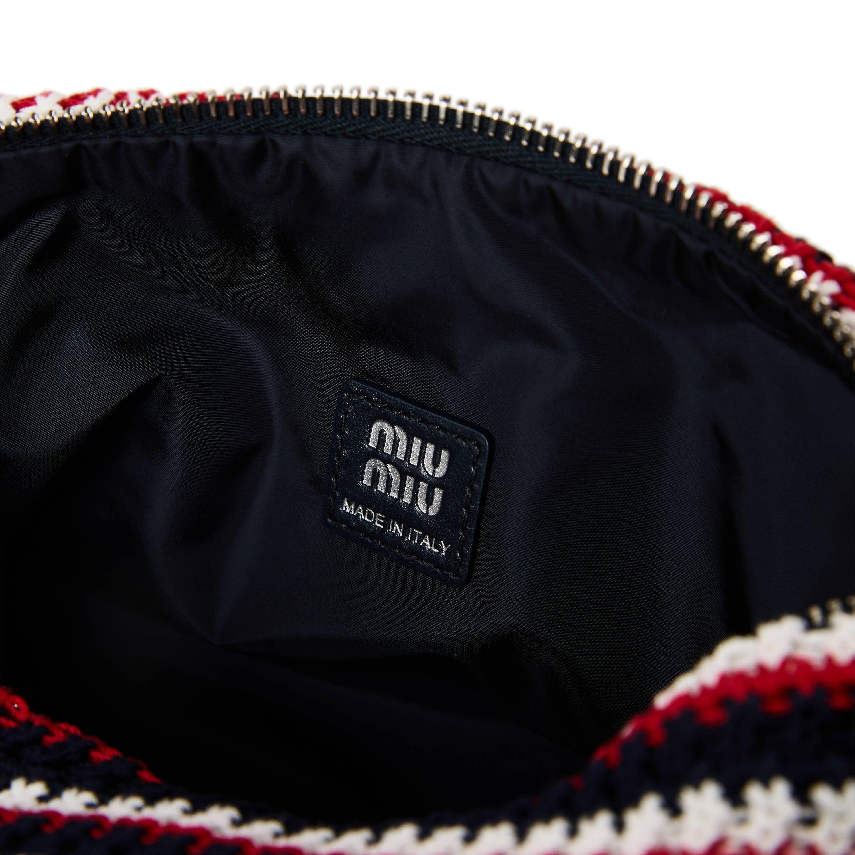 Blu/Rosso - Miu Miu - Women's Shoulder Bag - 4