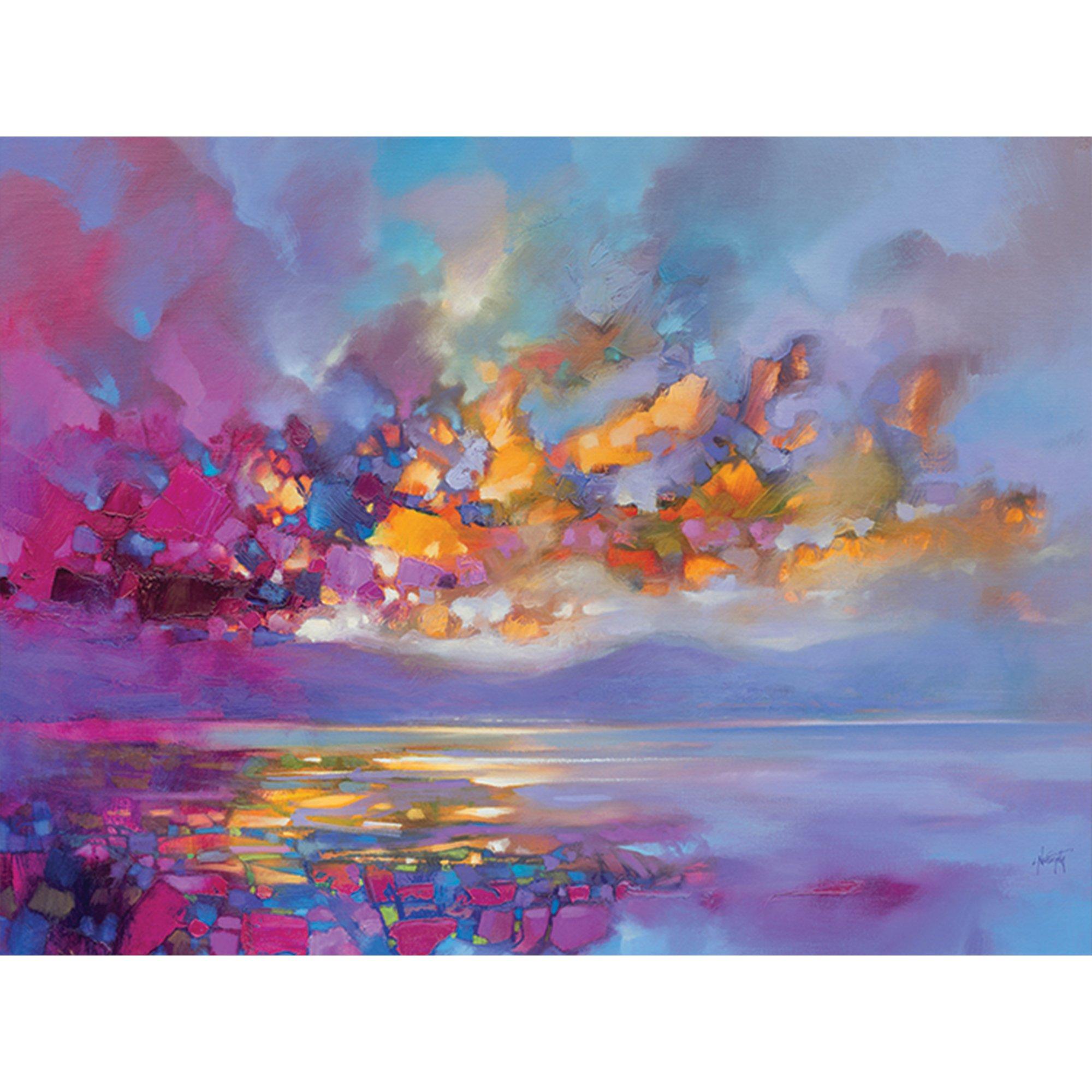 Multi - The Art Group - Scott Naismith Magenta Refraction 60X80 Wall Art